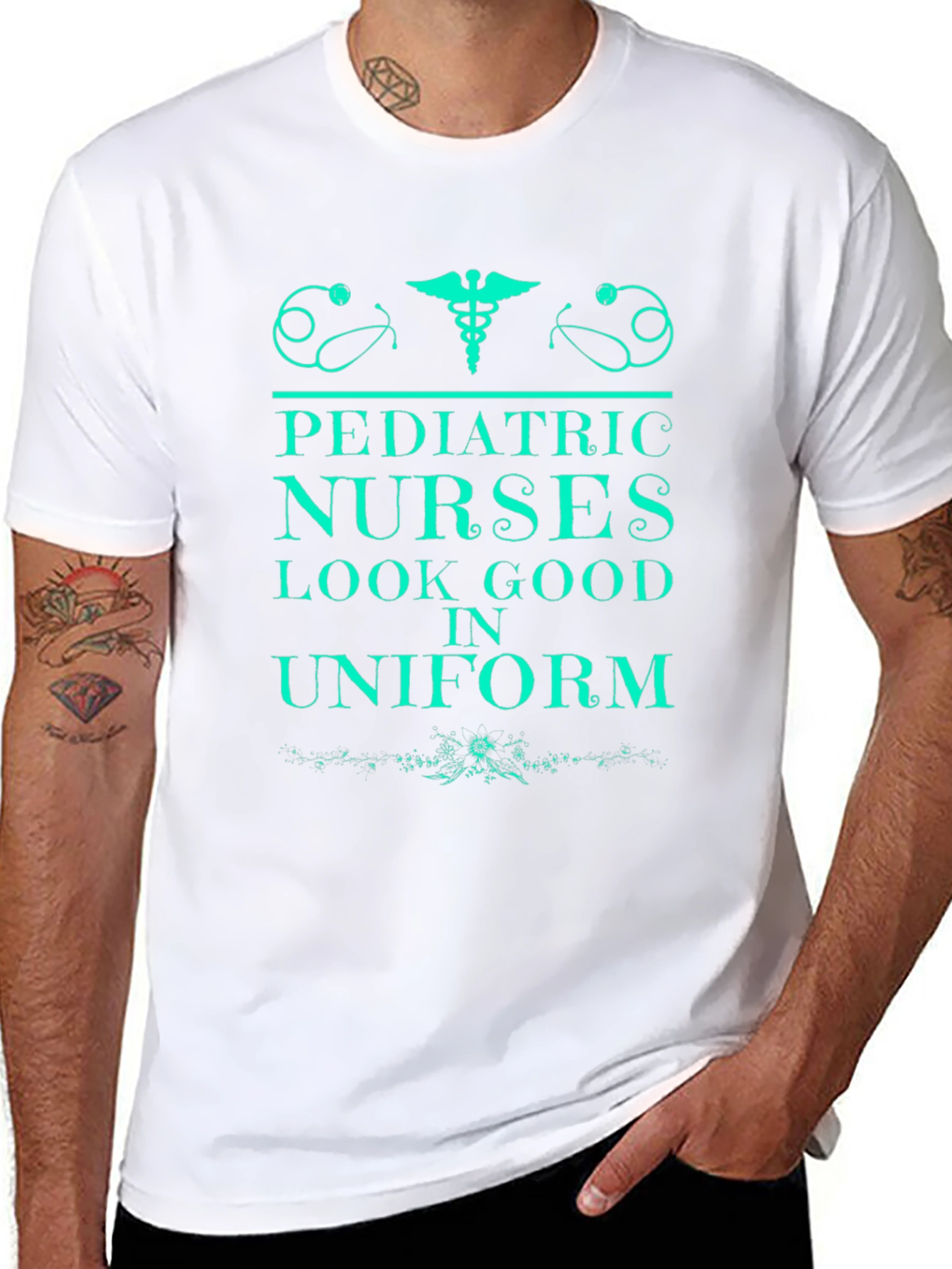 Pediatric Nurse Tee - Look Good in Uniform!
