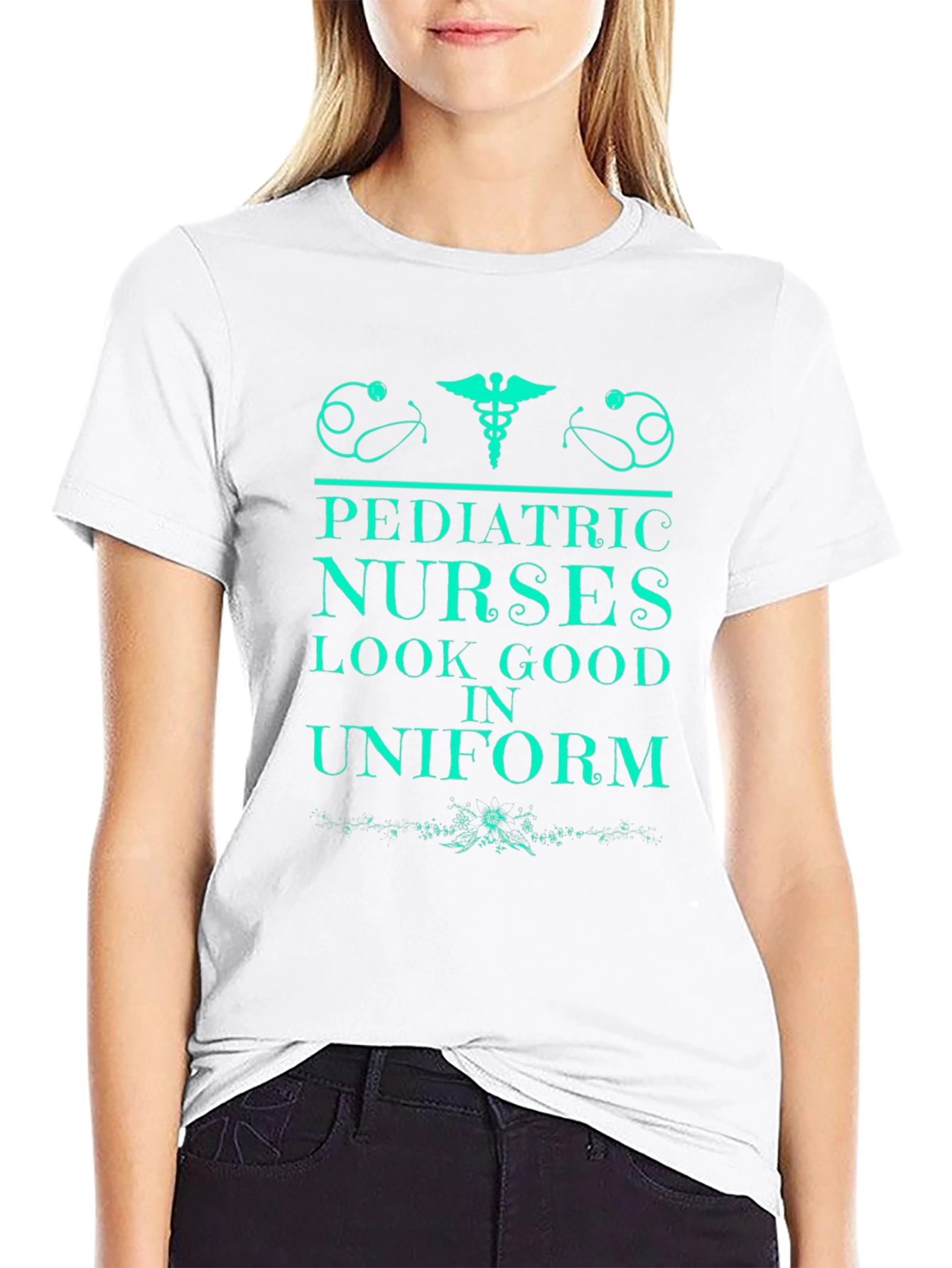 Pediatric Nurse Tee - Look Good in Uniform!