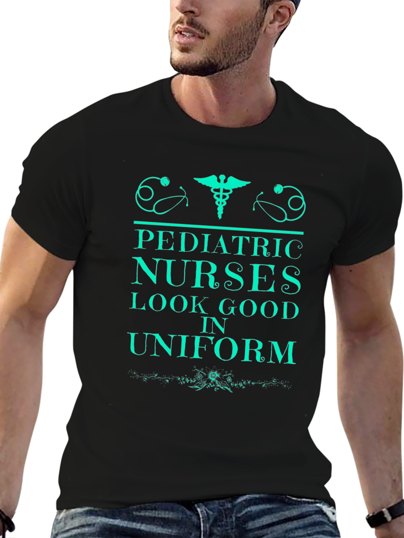Pediatric Nurse Tee - Look Good in Uniform!