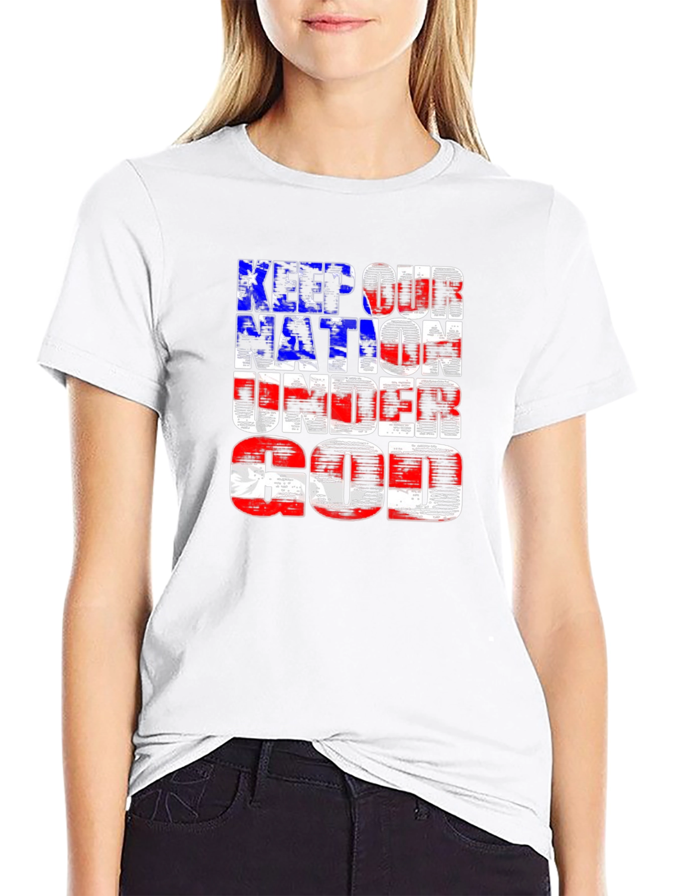 Keep Our Nation Under God Patriotic T-Shirt