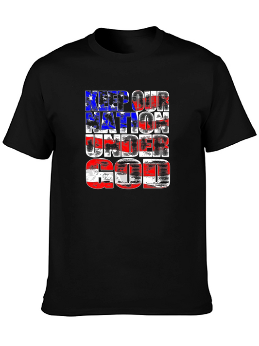 Keep Our Nation Under God Patriotic T-Shirt