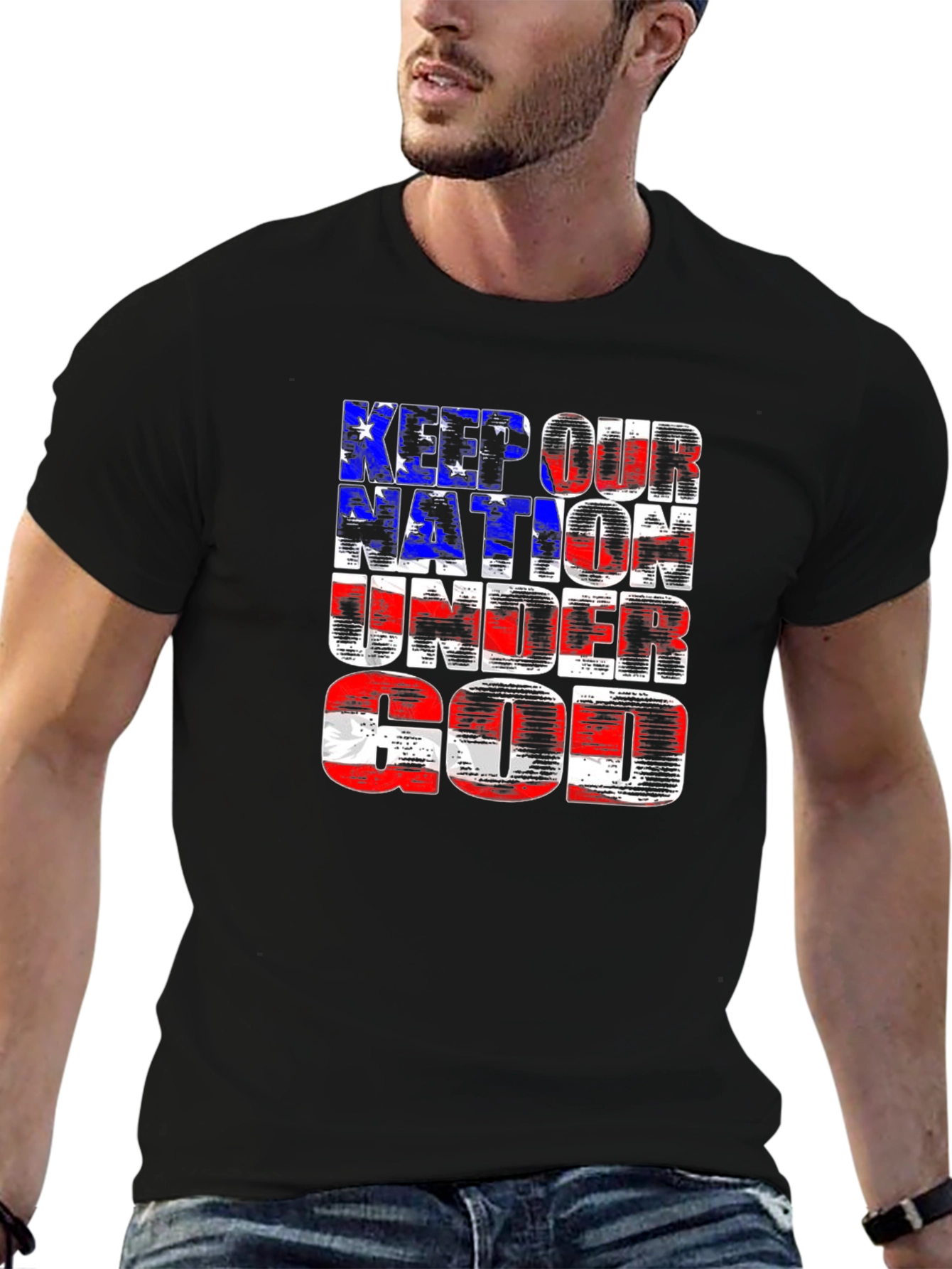 Keep Our Nation Under God Patriotic T-Shirt