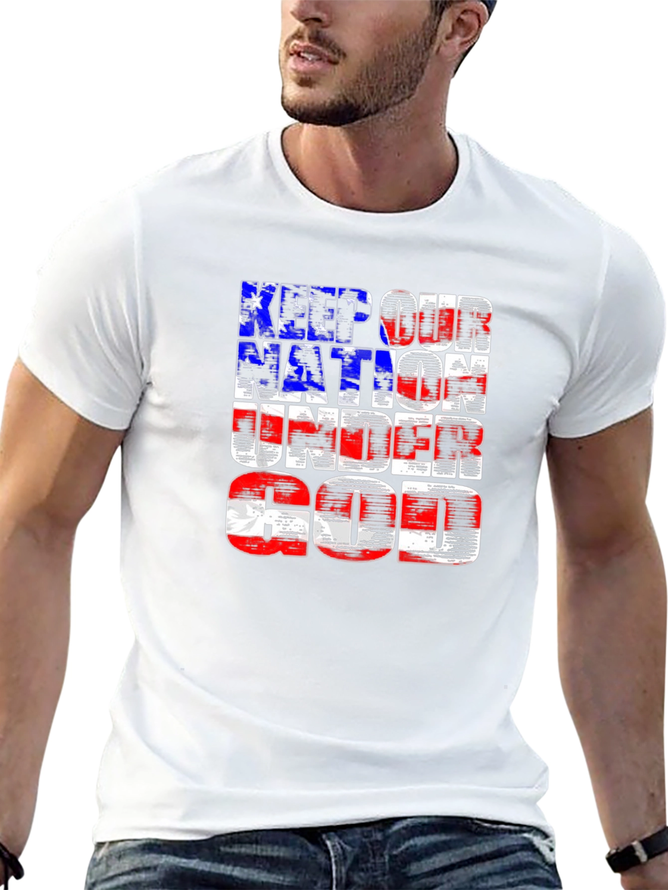 Keep Our Nation Under God Patriotic T-Shirt