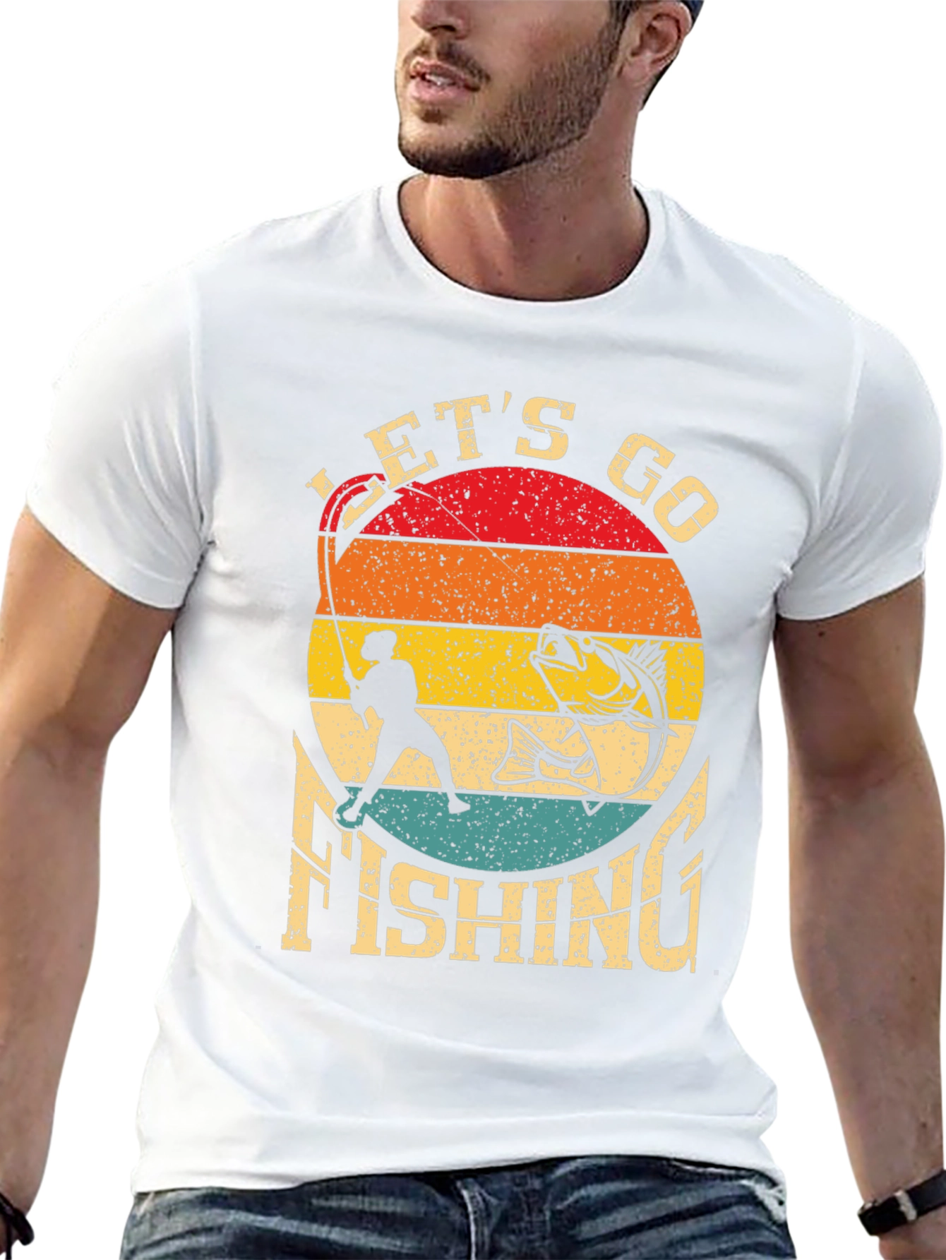 Lets Go Fishing Graphic Tee