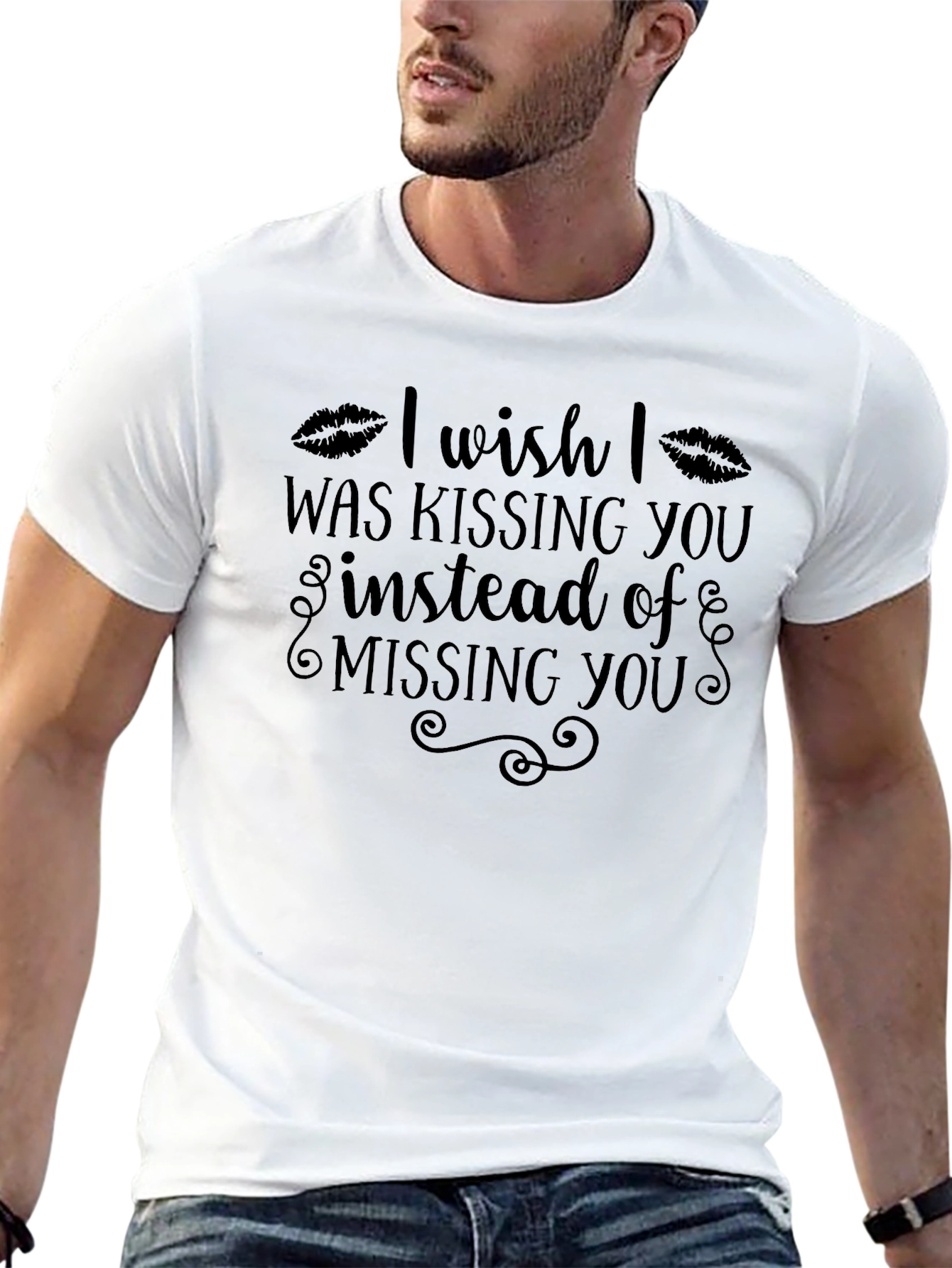 I Wish I Was Kissing You Graphic Tee