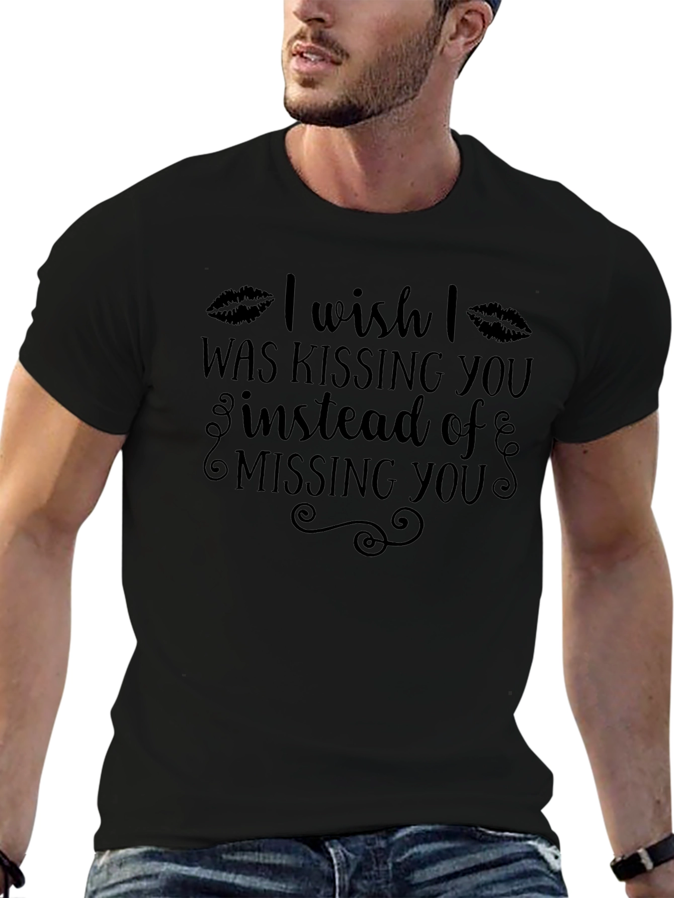 I Wish I Was Kissing You Graphic Tee