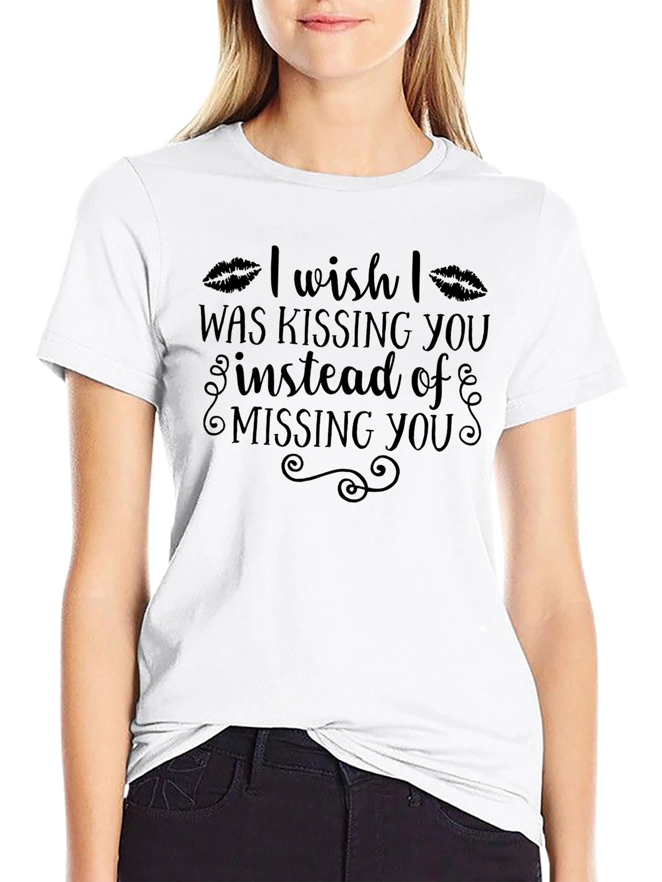 I Wish I Was Kissing You Graphic Tee