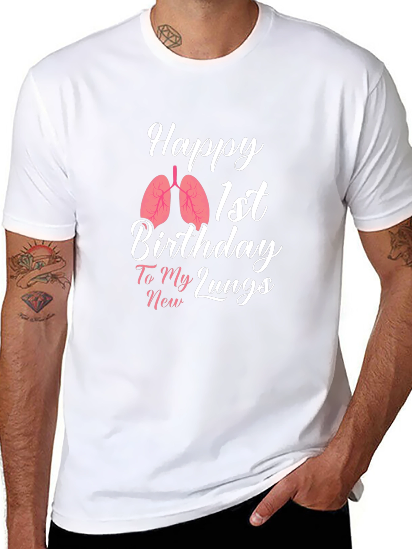 Happy 1st Birthday New Lungs T-Shirt