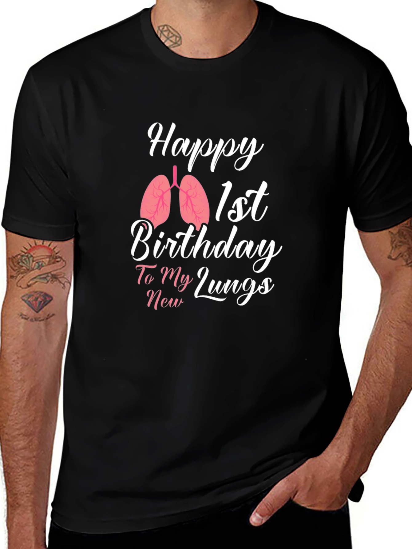Happy 1st Birthday New Lungs T-Shirt