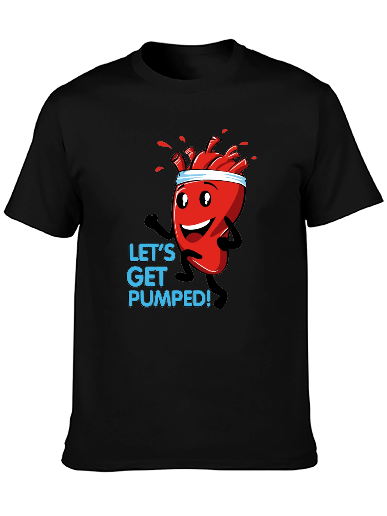 Lets Get Pumped! Heart Gym T-Shirt