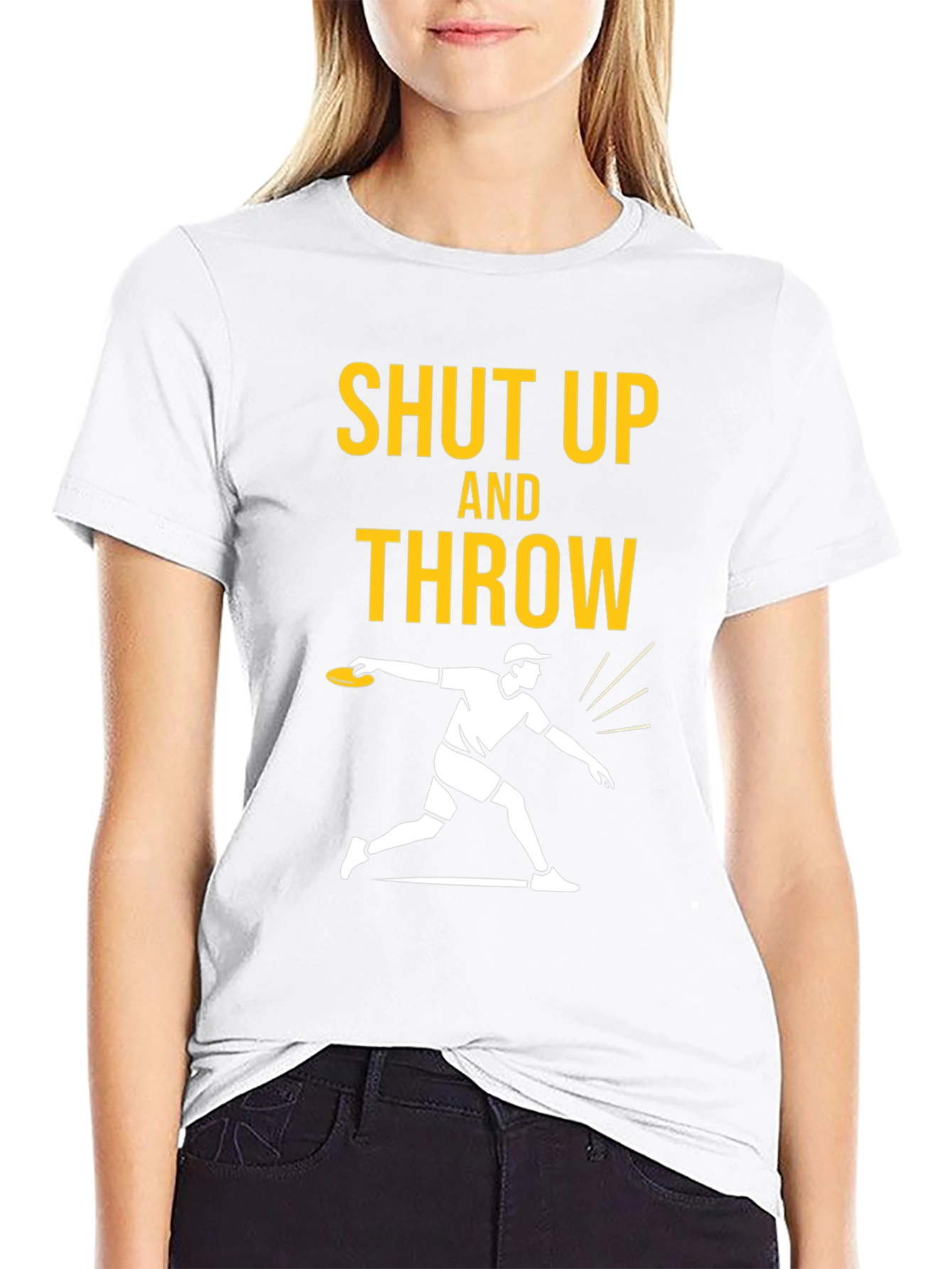 Shut Up and Throw Disc Golf T-Shirt