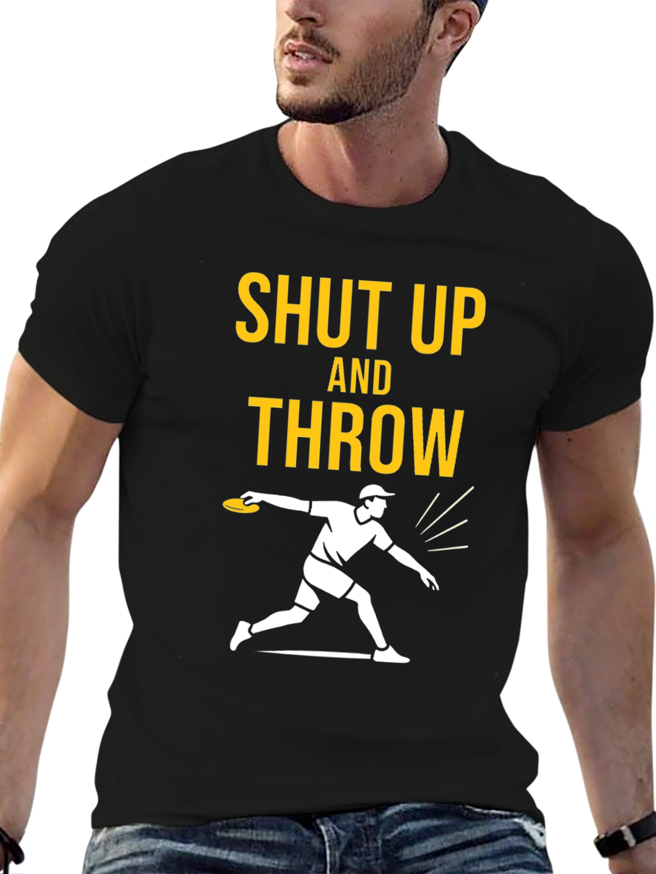 Shut Up and Throw Disc Golf T-Shirt