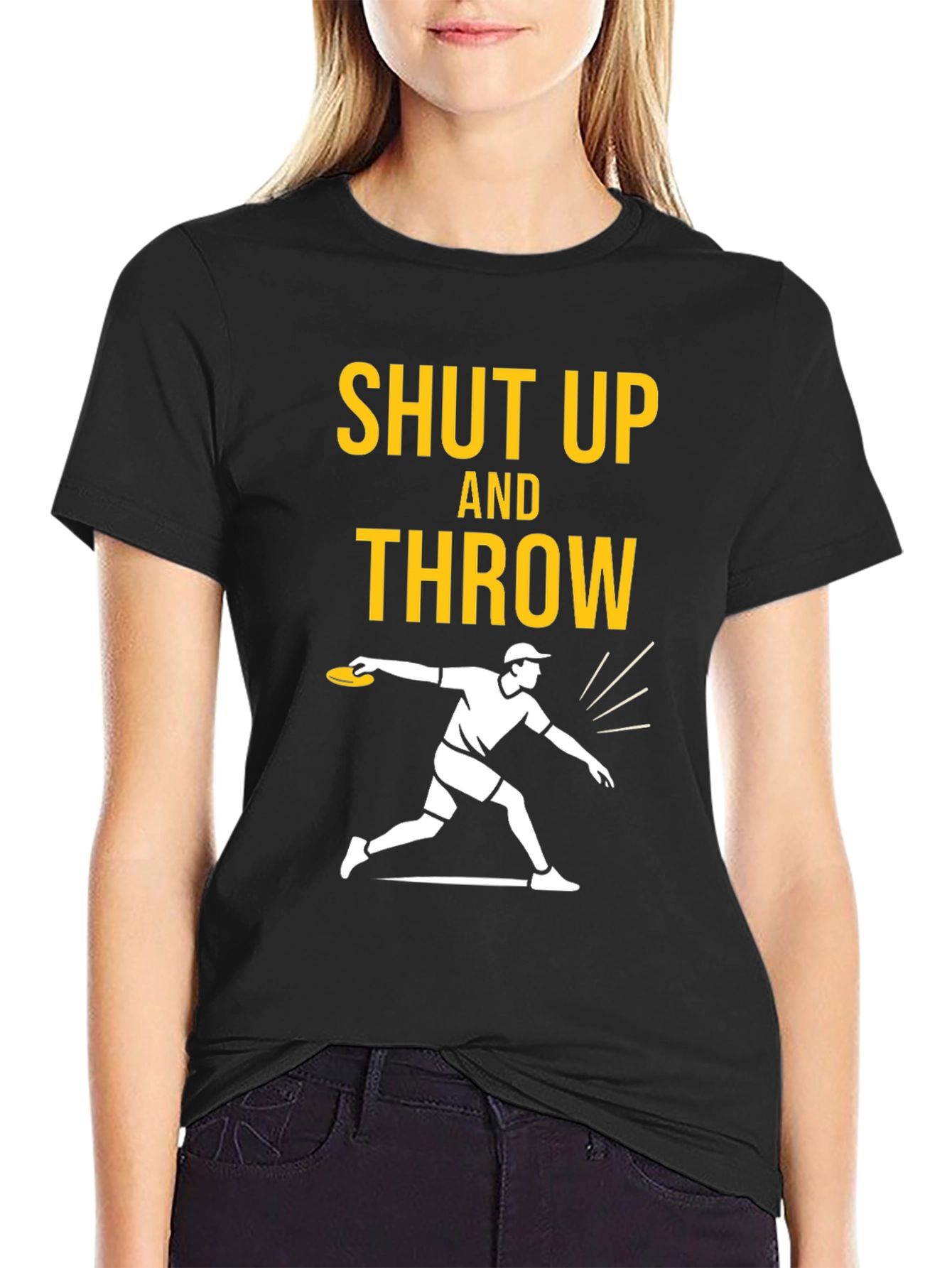 Shut Up and Throw Disc Golf T-Shirt