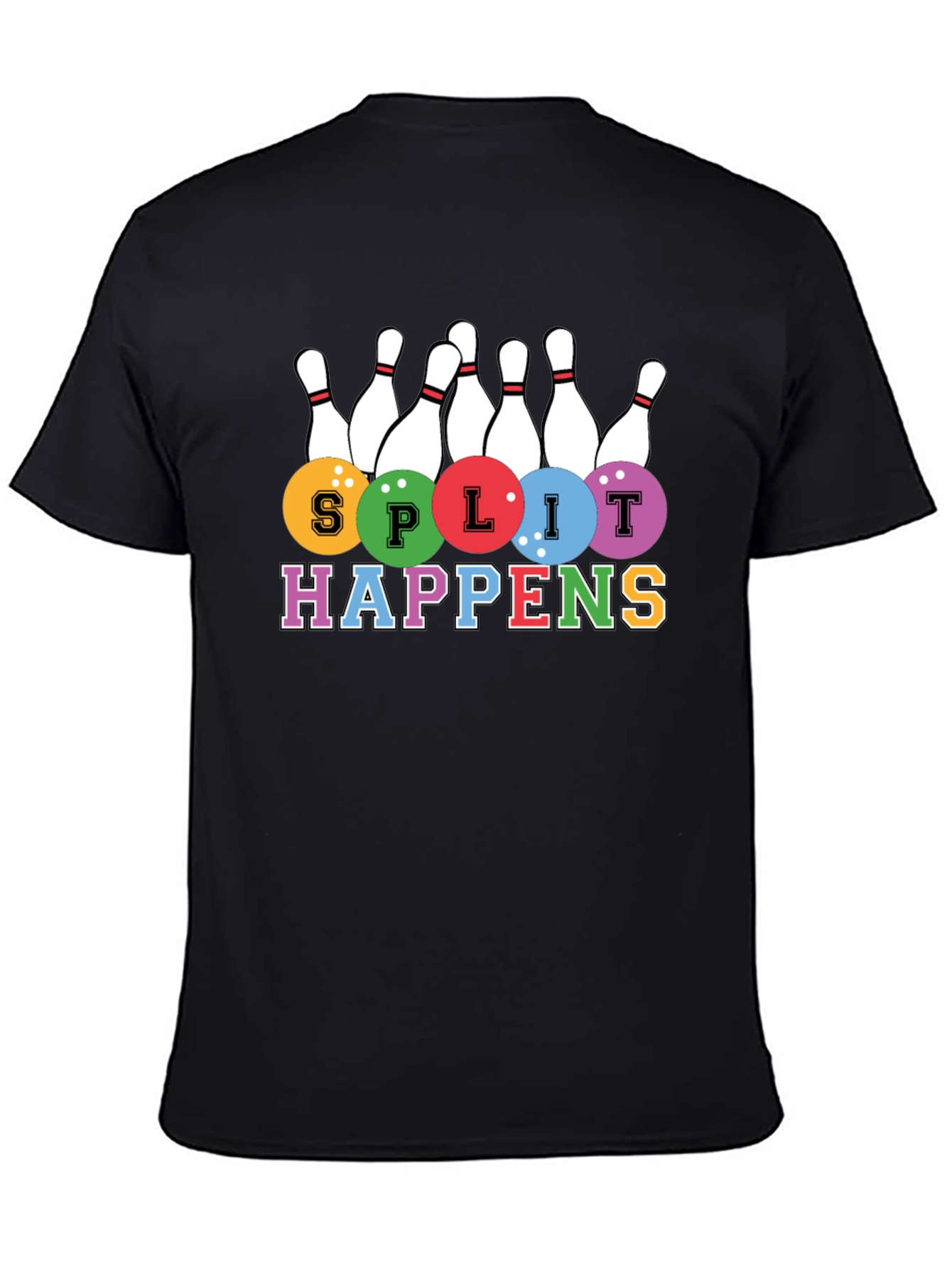 Split Happens Bowling T-Shirt - Strike in Style