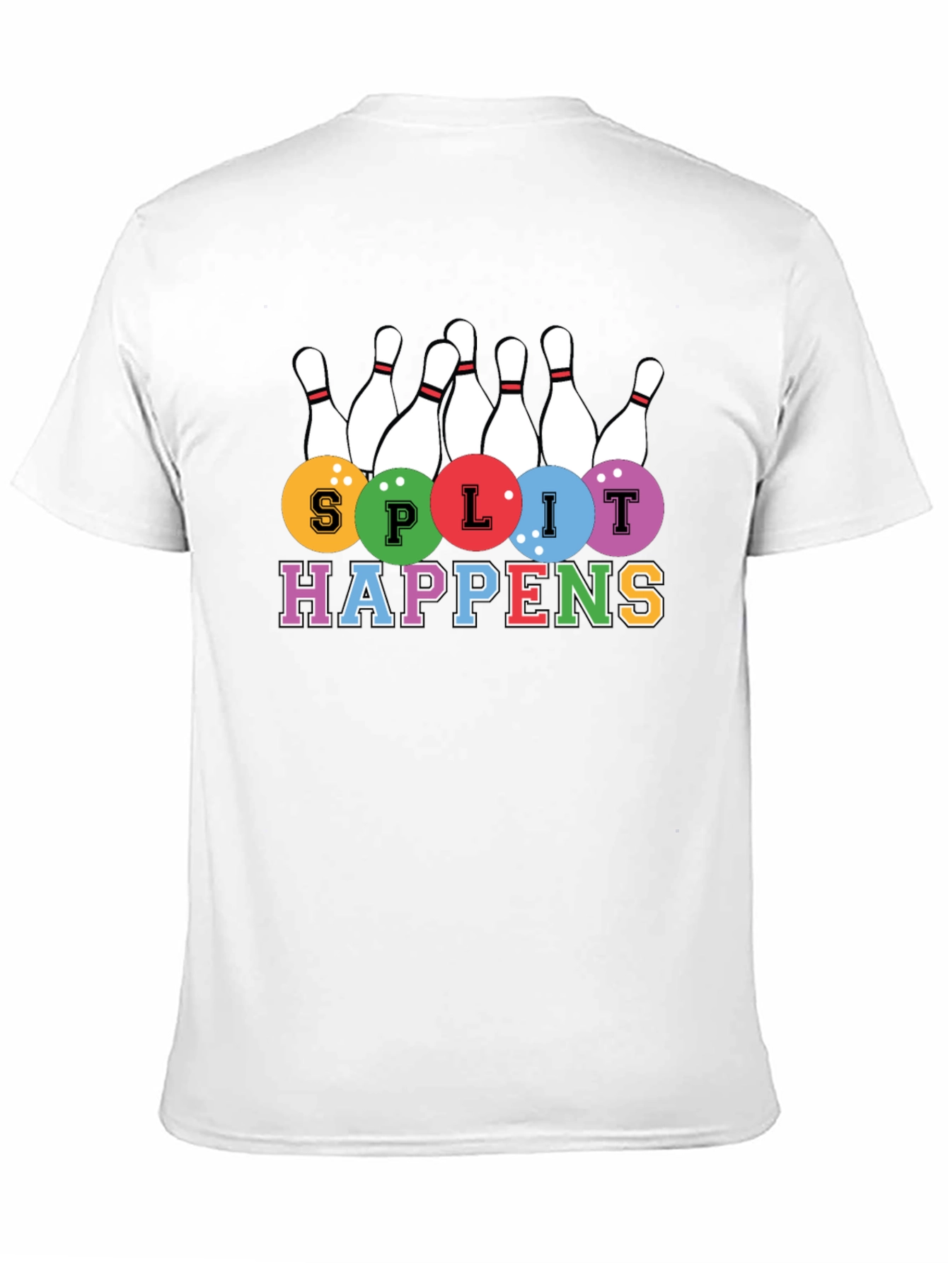 Split Happens Bowling T-Shirt - Strike in Style
