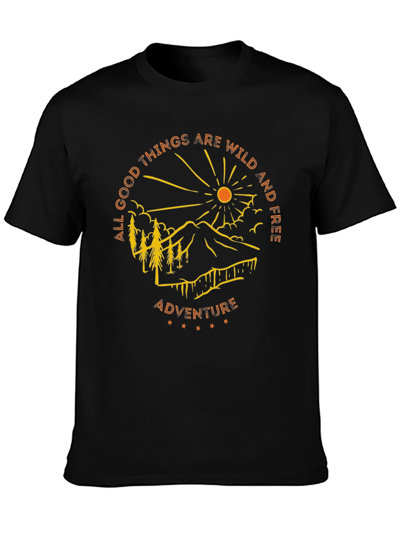 Wild and Free Adventure Graphic Tee