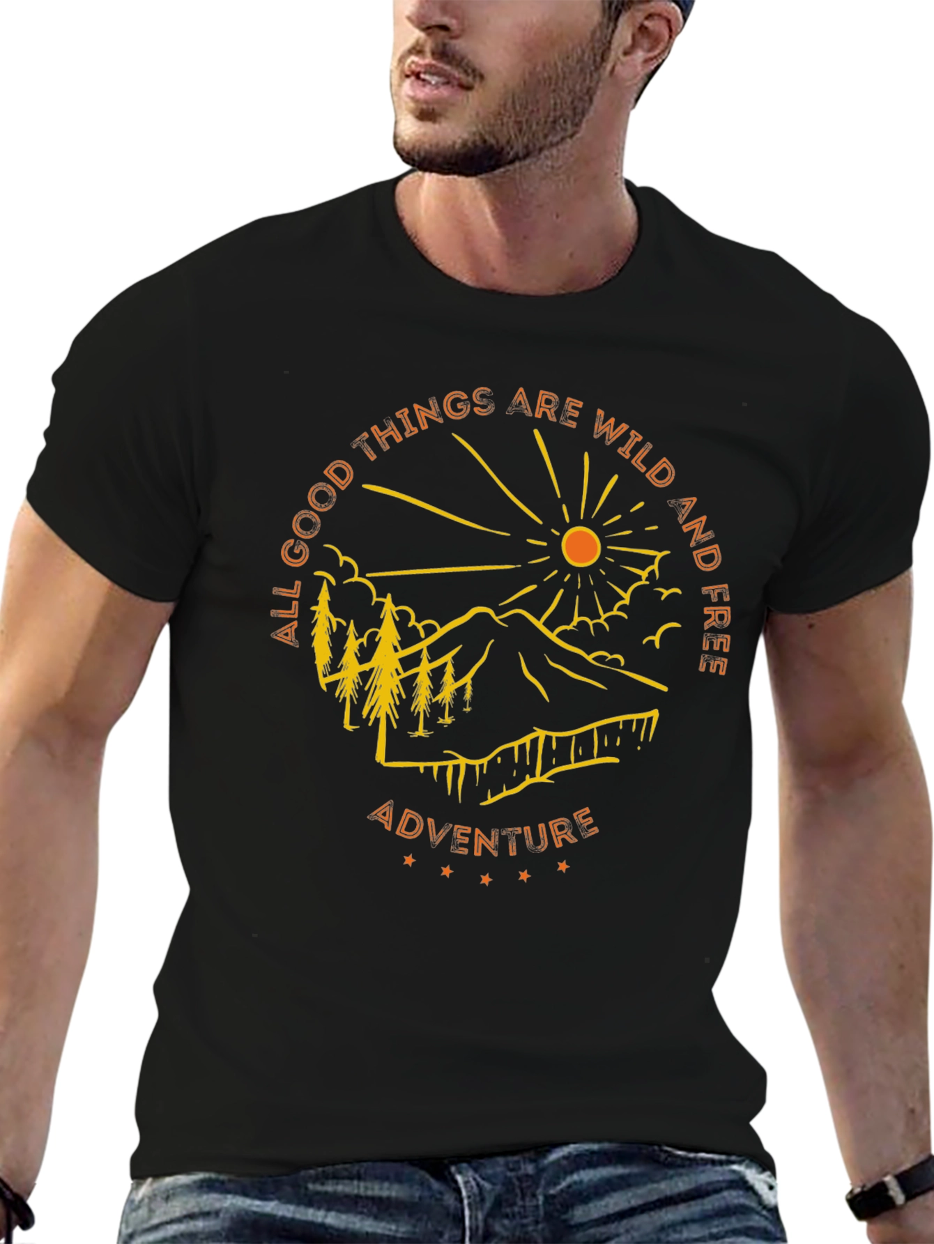 Wild and Free Adventure Graphic Tee