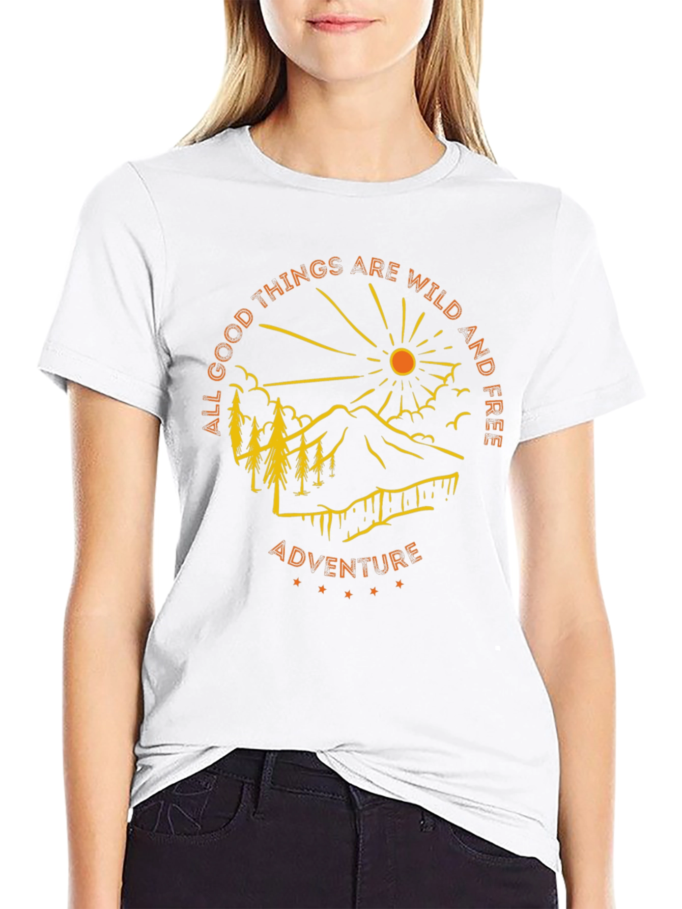 Wild and Free Adventure Graphic Tee
