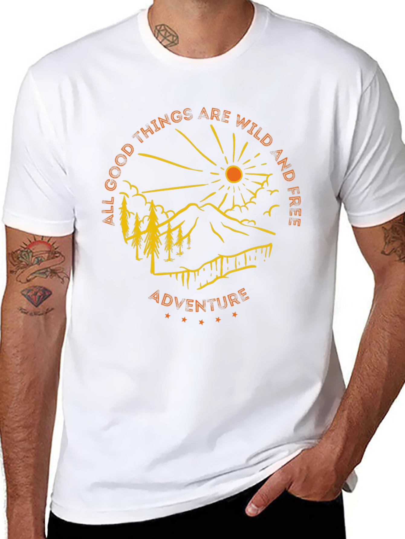 Wild and Free Adventure Graphic Tee