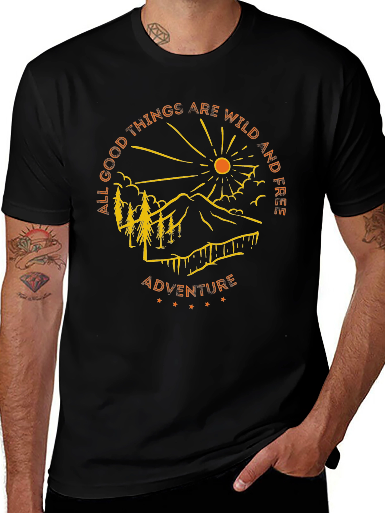 Wild and Free Adventure Graphic Tee