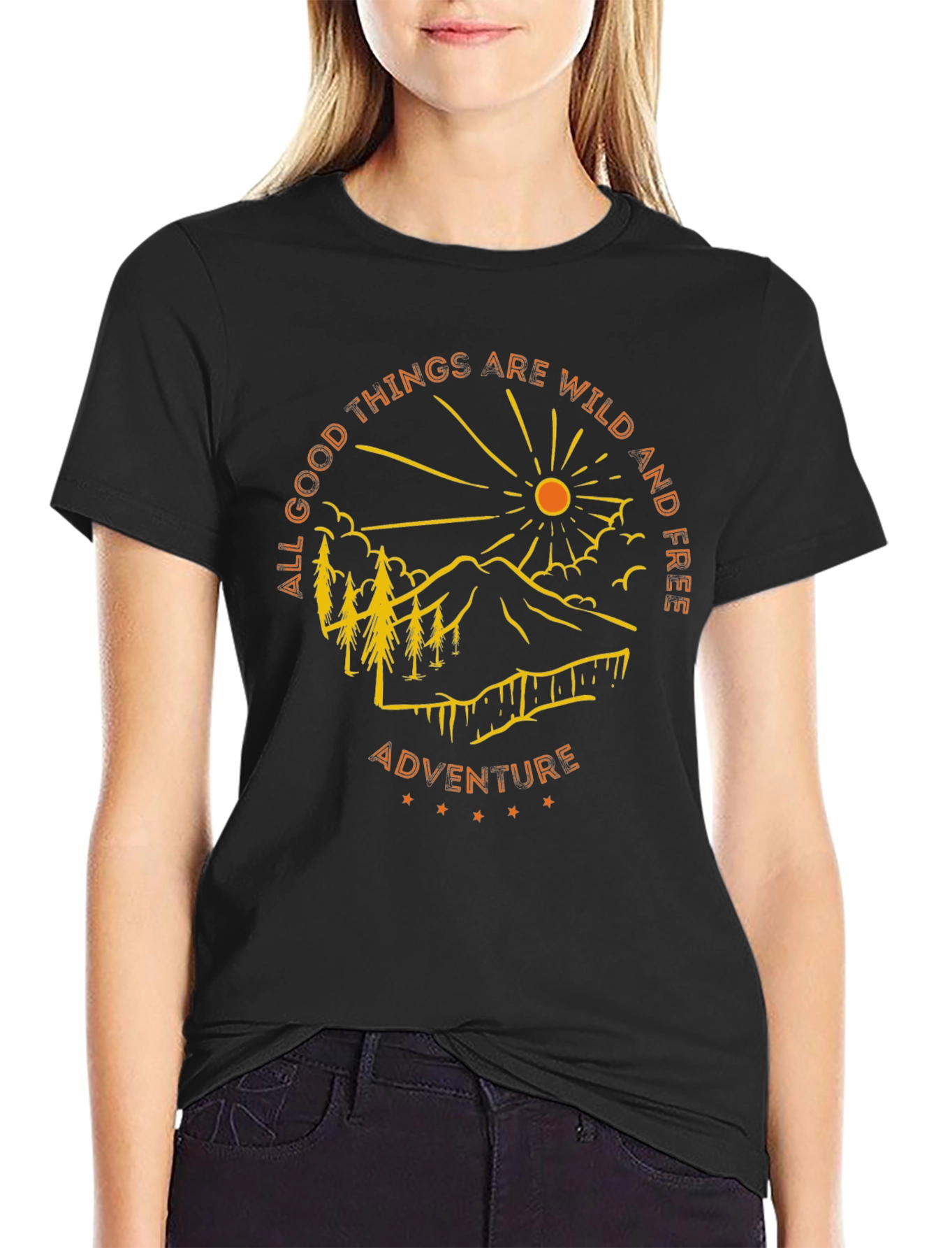 Wild and Free Adventure Graphic Tee