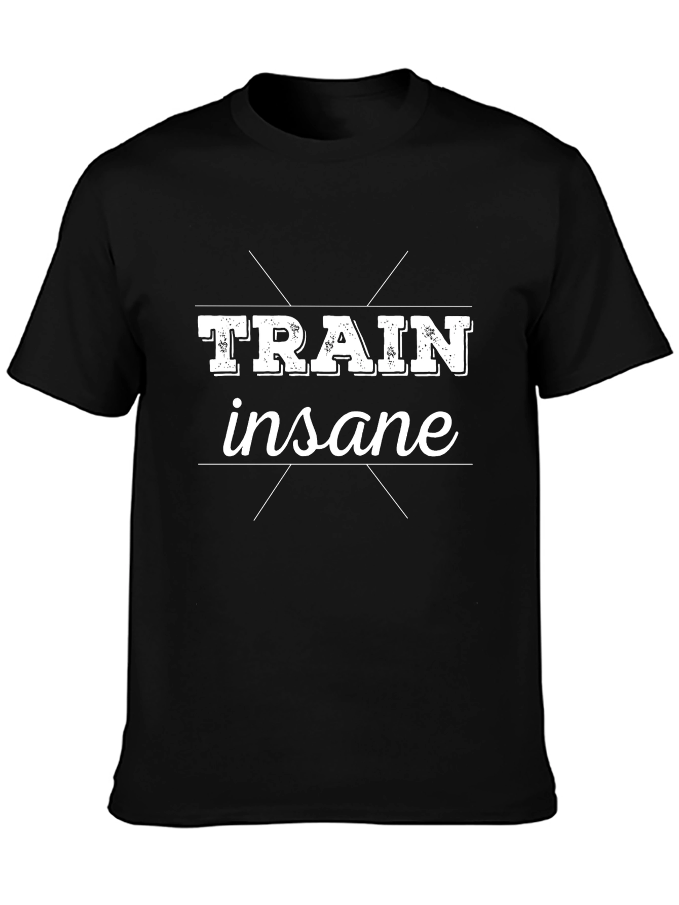 Train Insane Black T-Shirt
