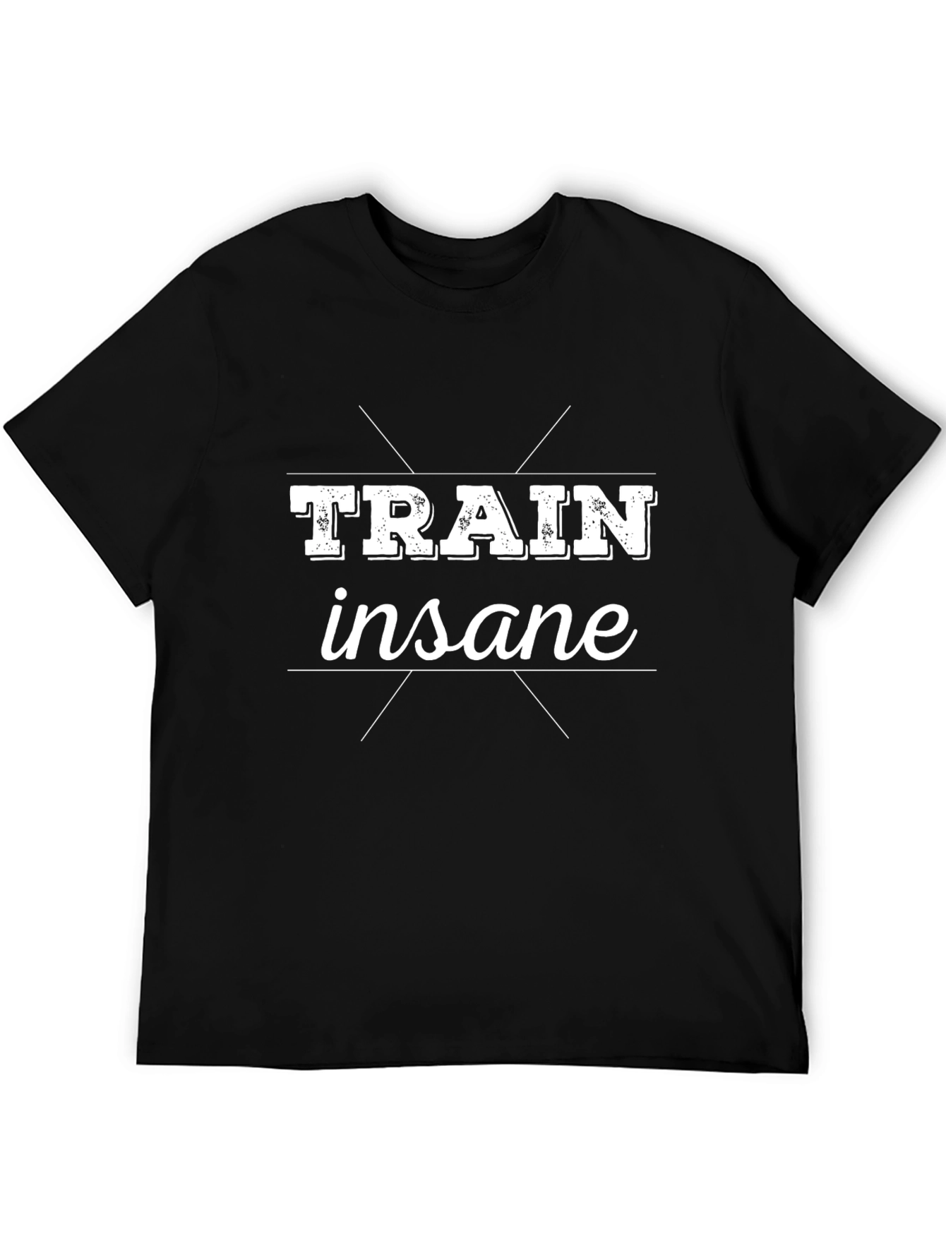 Train Insane Black T-Shirt