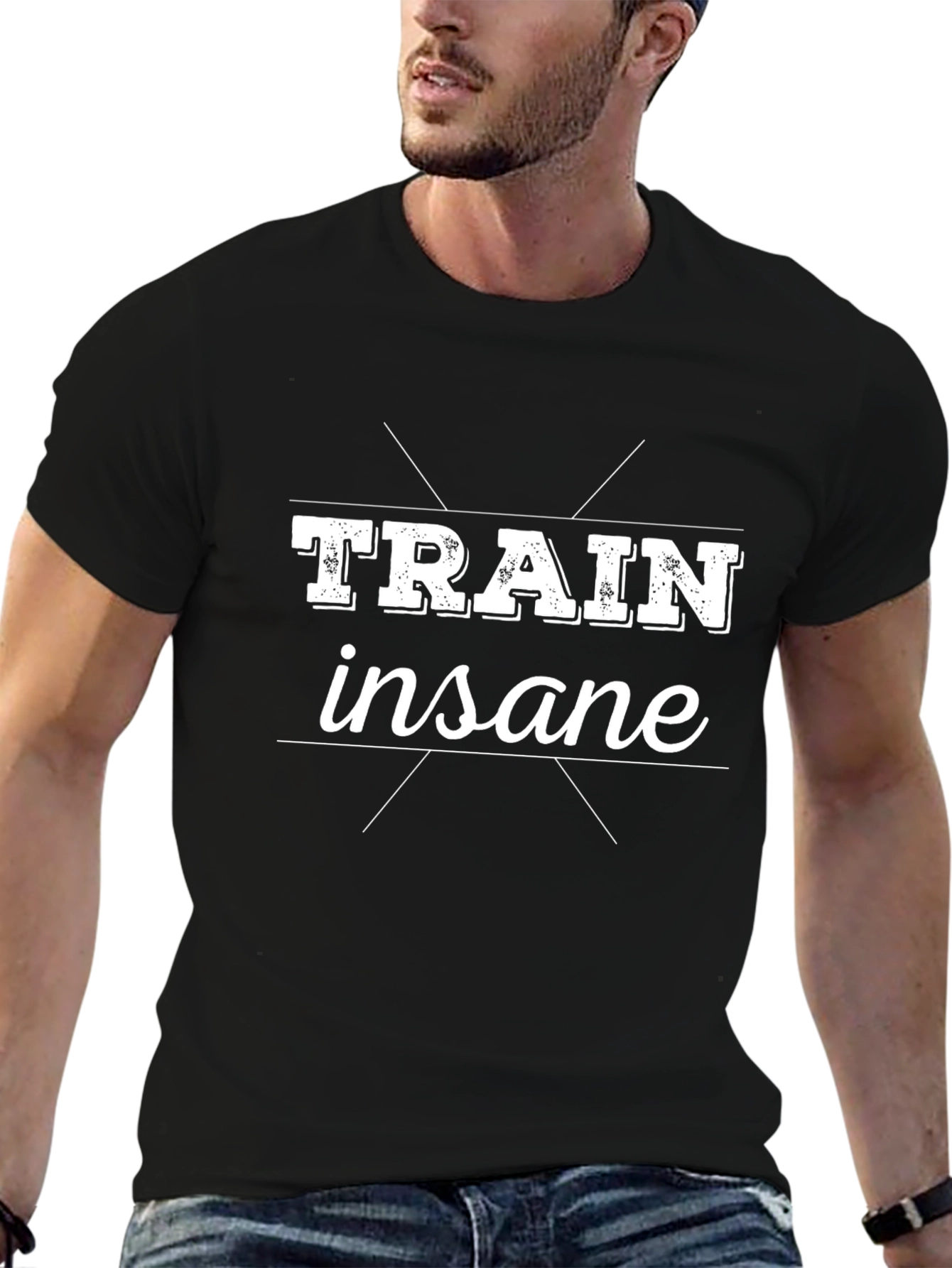 Train Insane Black T-Shirt