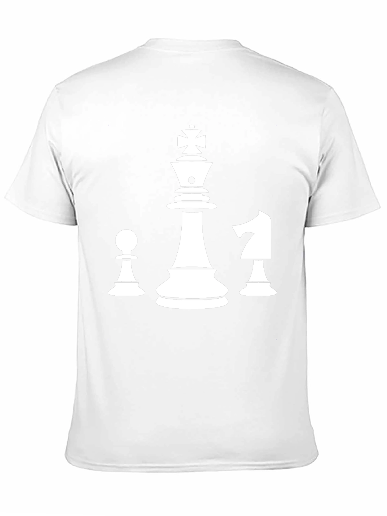 Chess Piece T-Shirt - King Pawn Knight Design