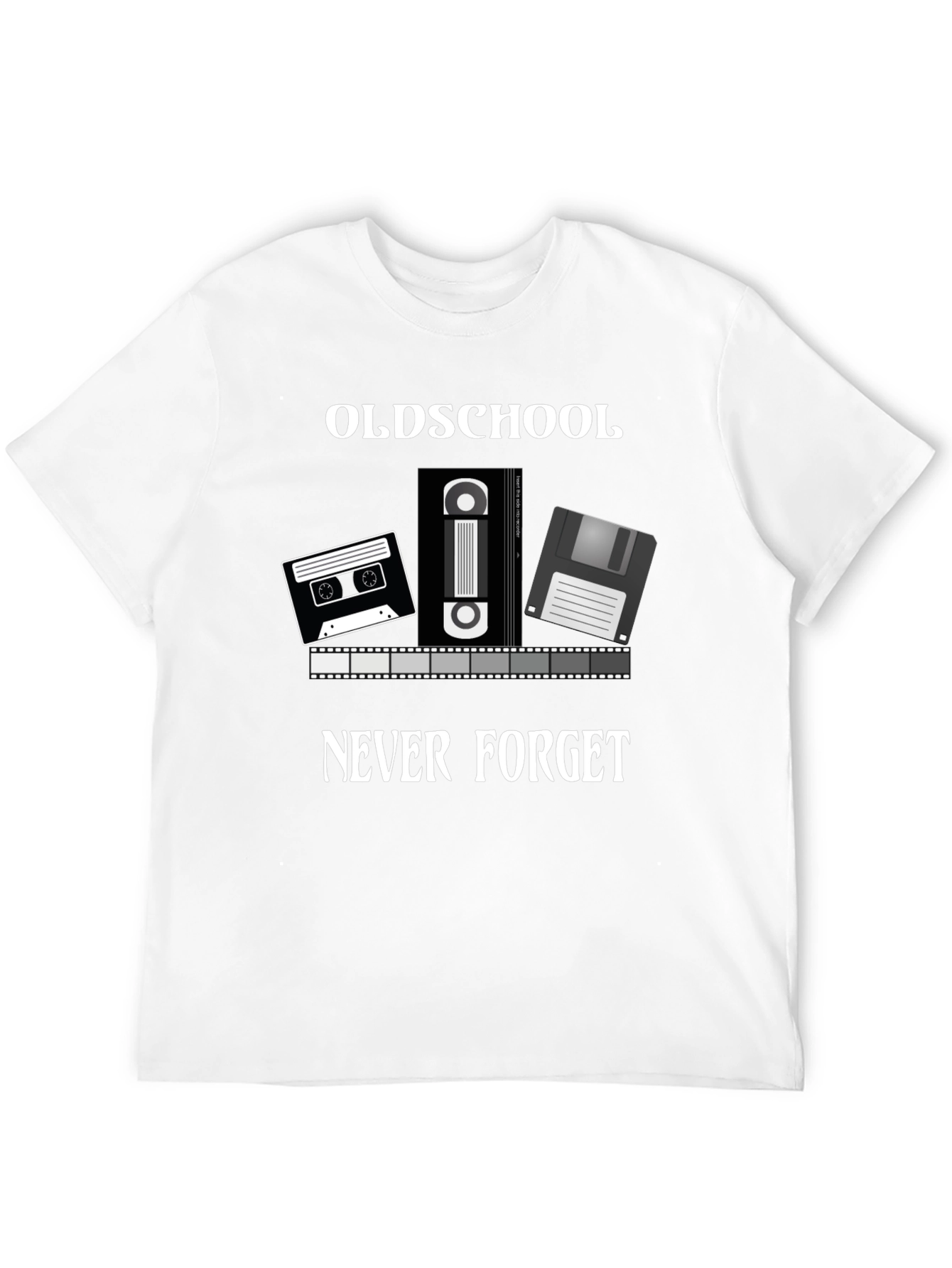 Oldschool Never Forget T-Shirt - Retro Media