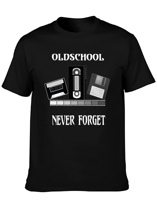 Oldschool Never Forget T-Shirt - Retro Media