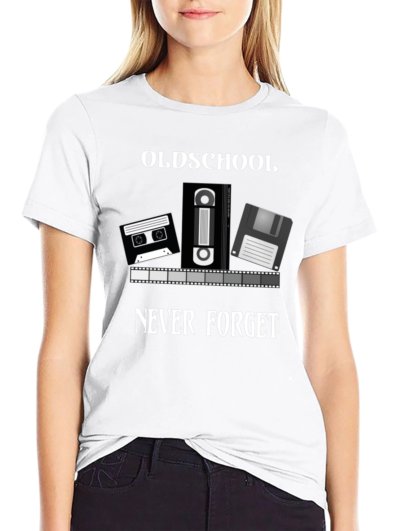 Oldschool Never Forget T-Shirt - Retro Media