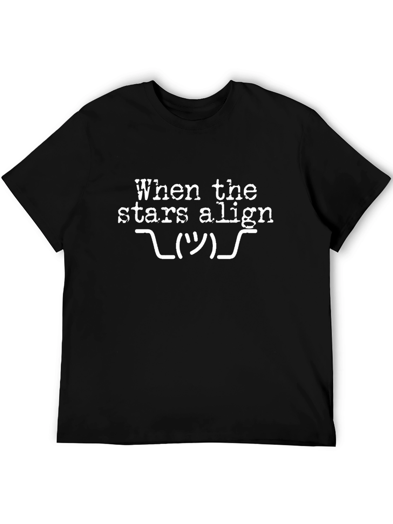 When the Stars Align Graphic T-Shirt - Black