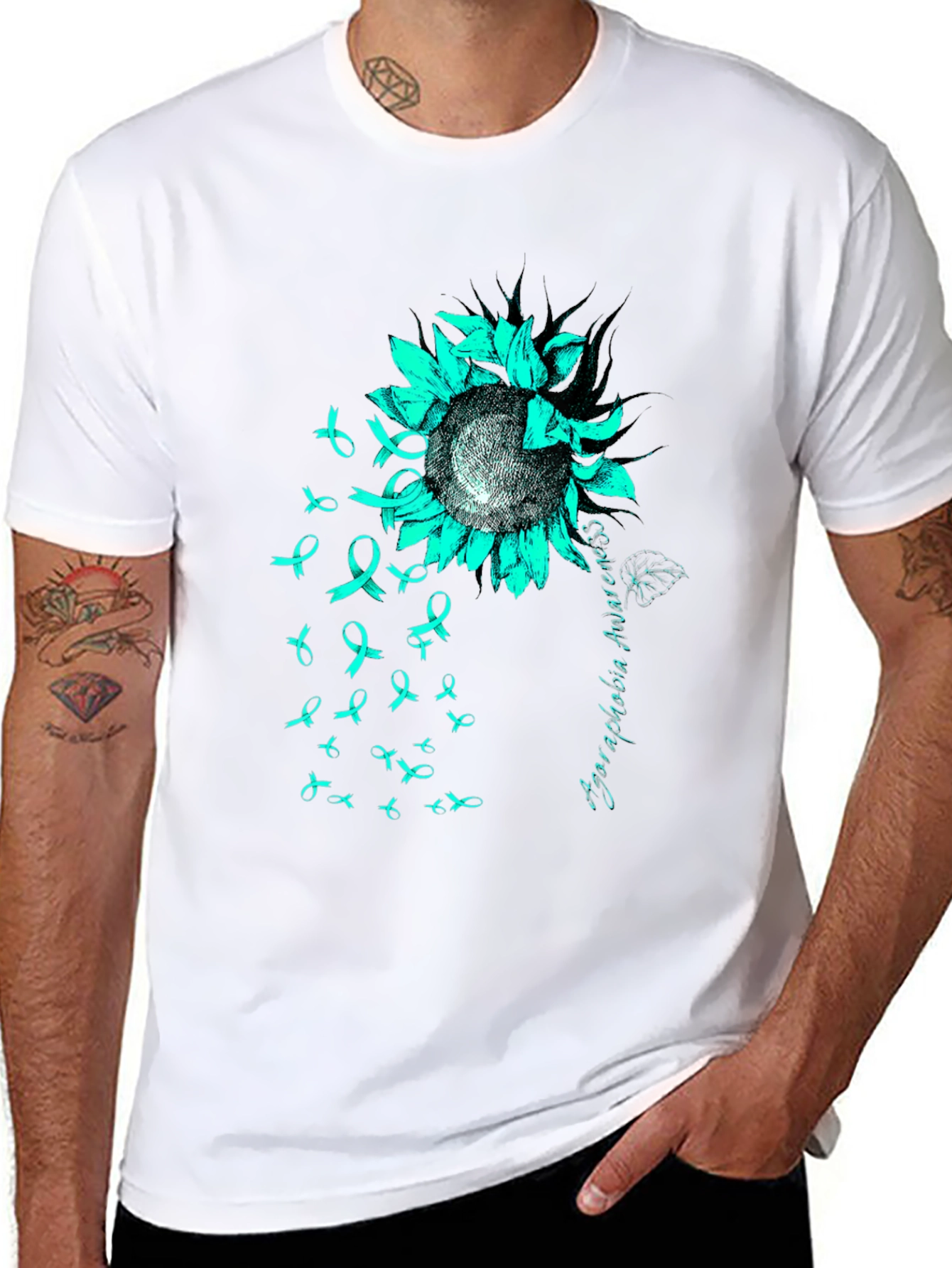 Agoraphobia Awareness Sunflower T-Shirt