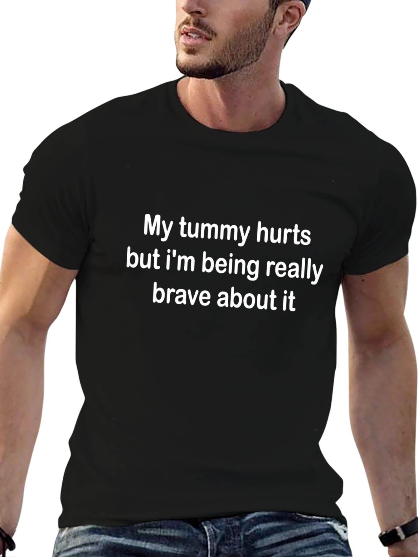 Funny Tummy Ache Brave Tee