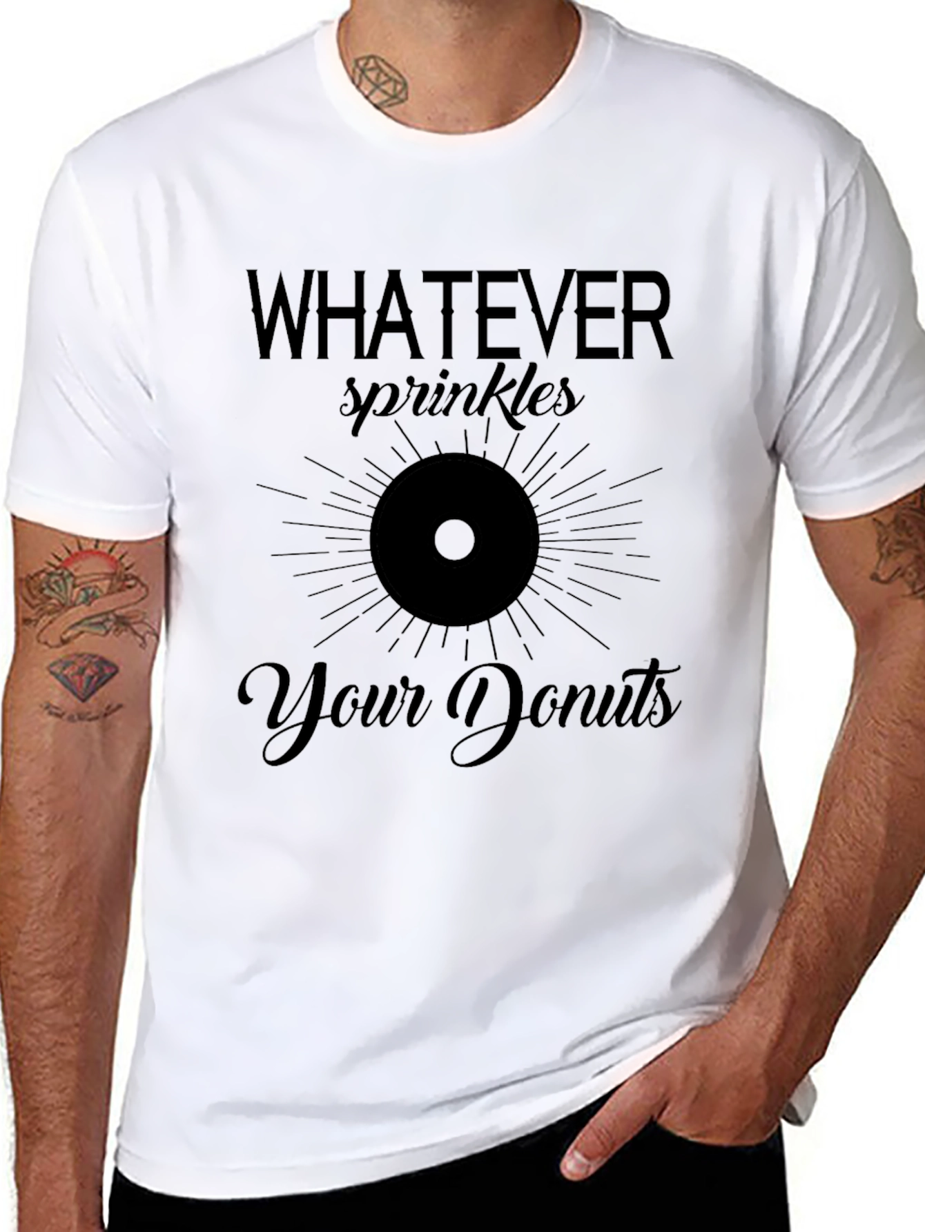 Whatever Sprinkles Your Donuts Graphic Tee