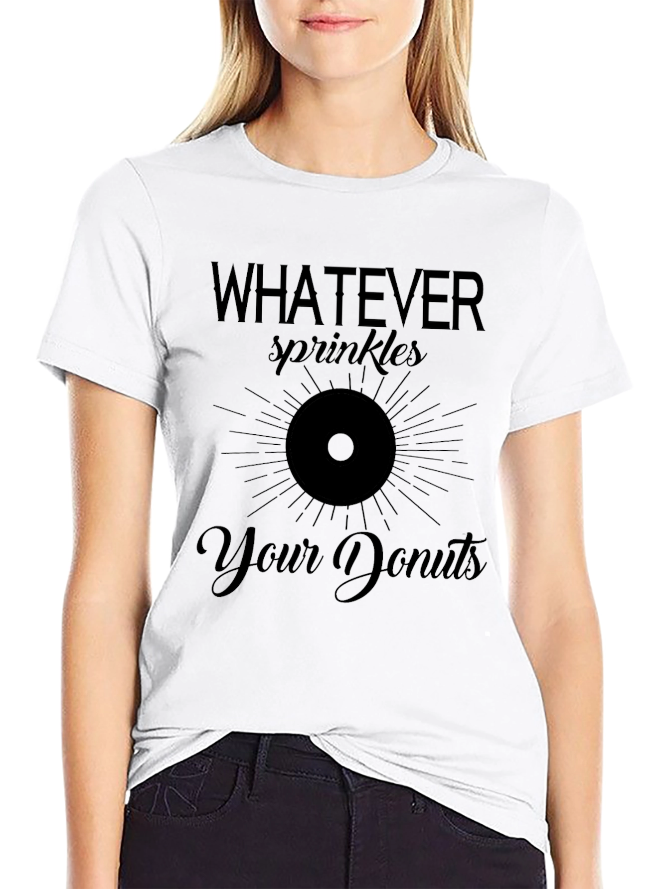 Whatever Sprinkles Your Donuts Graphic Tee