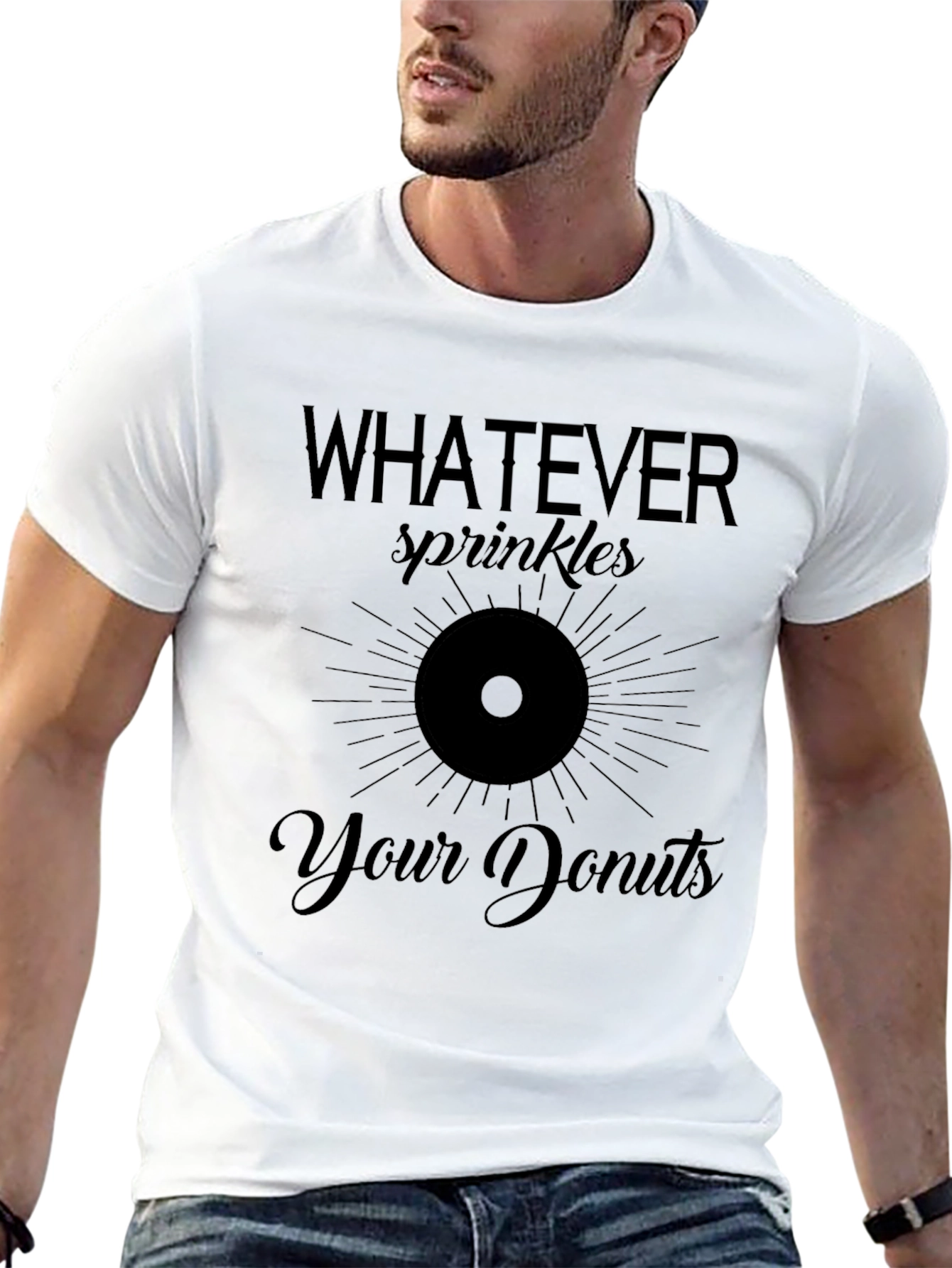 Whatever Sprinkles Your Donuts Graphic Tee