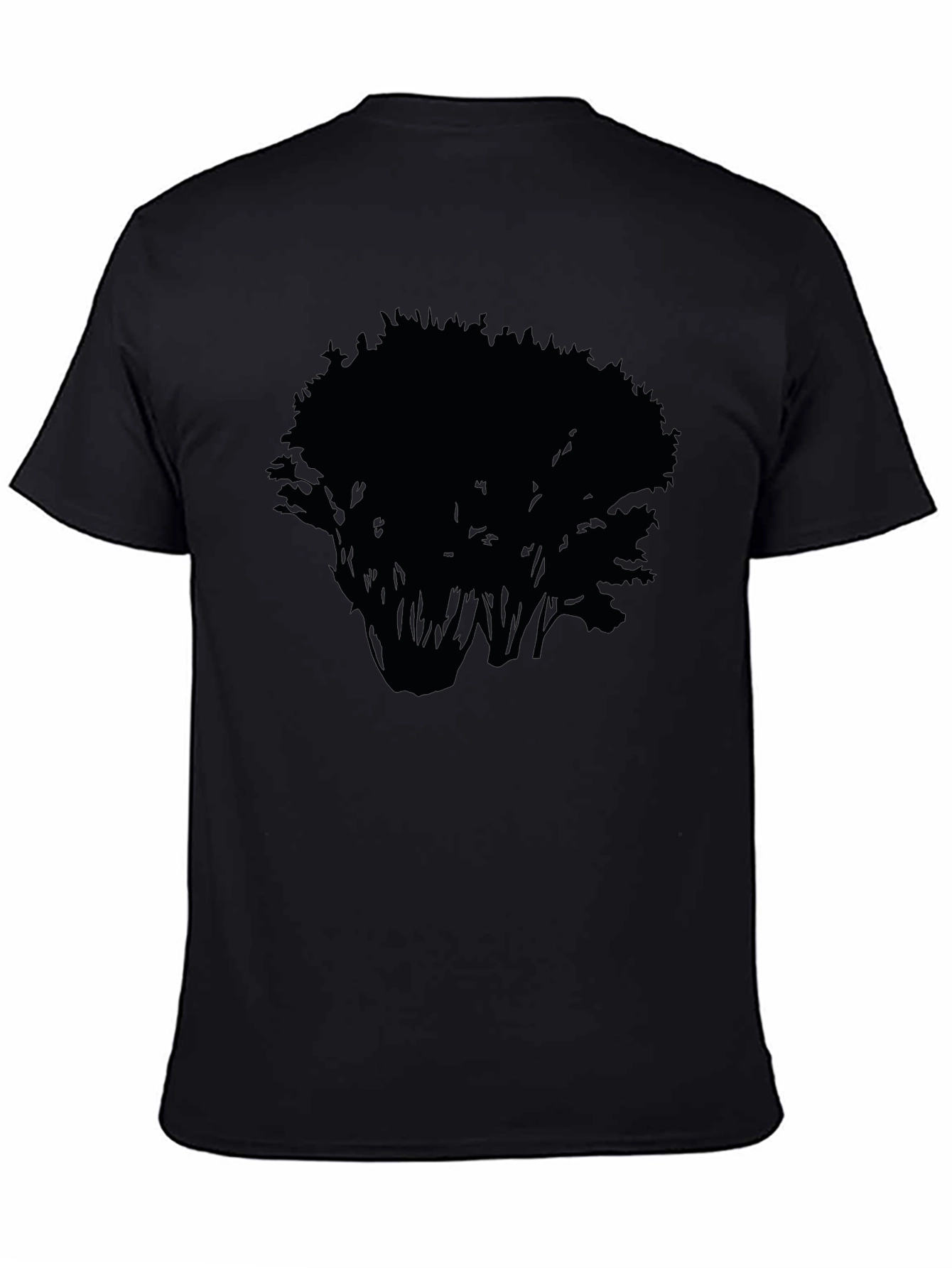 Mens Black Tree Graphic Tee - Nature Inspired Style