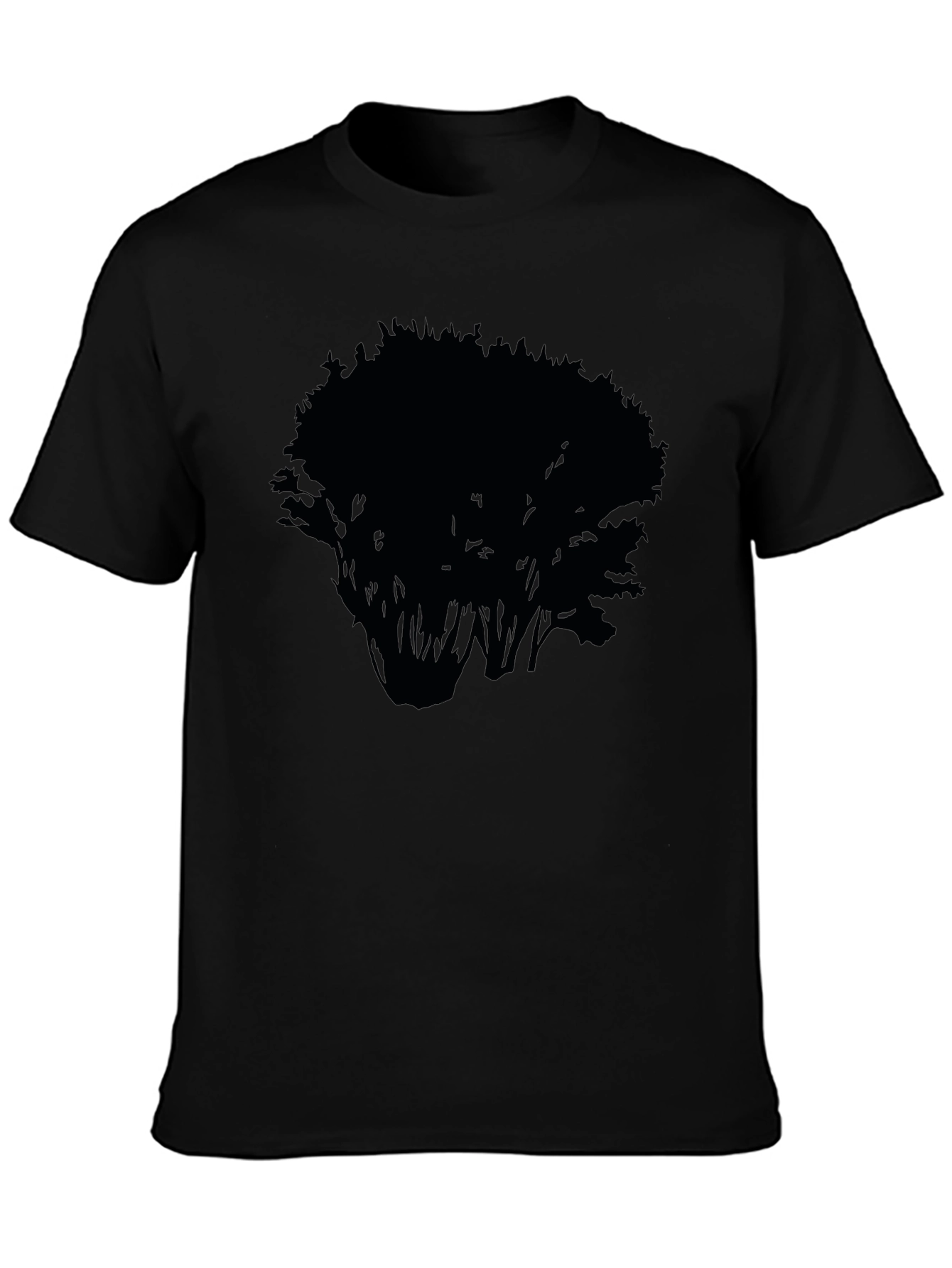 Mens Black Tree Graphic Tee - Nature Inspired Style