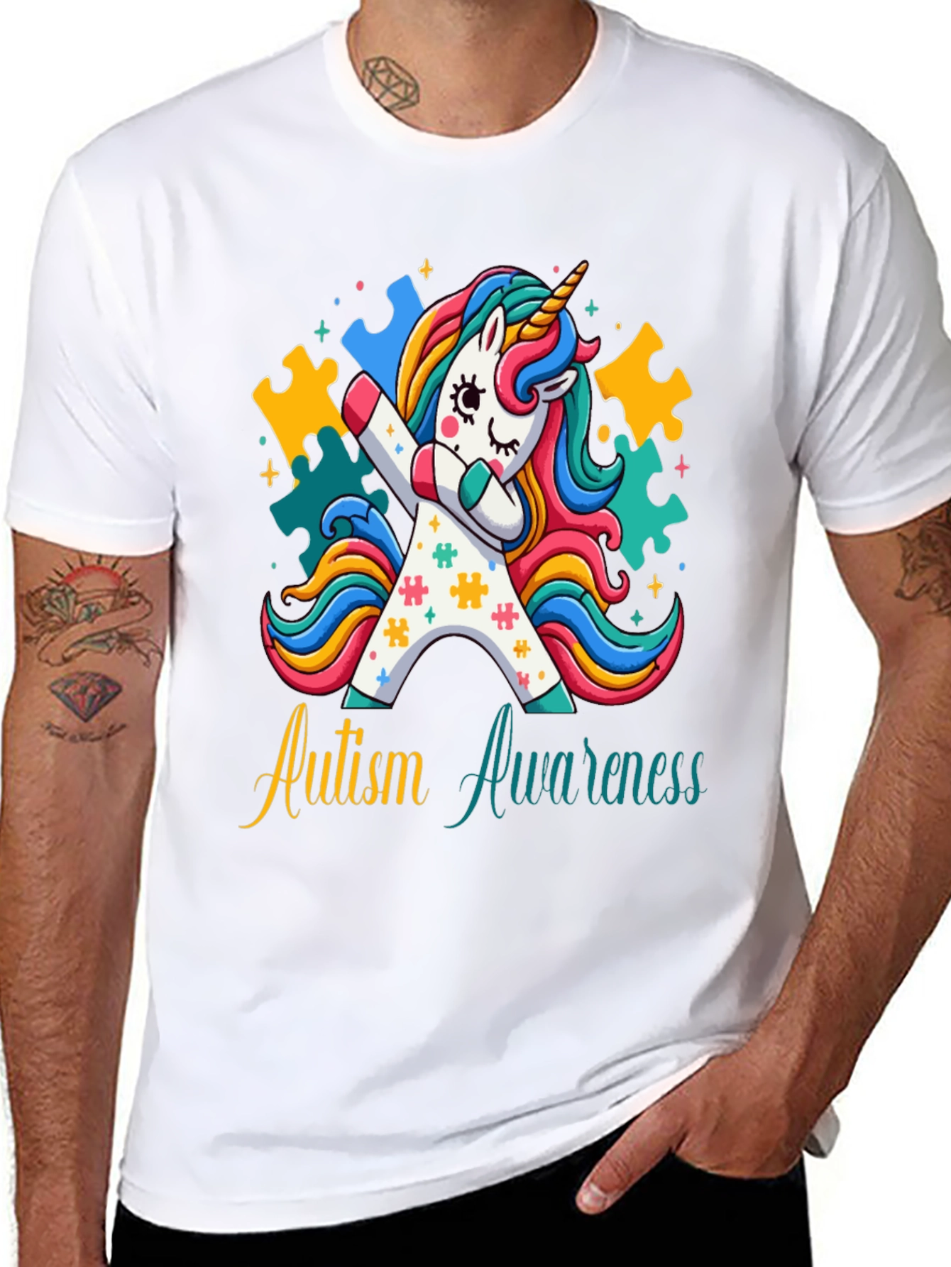 Autism Awareness Unicorn T-Shirt