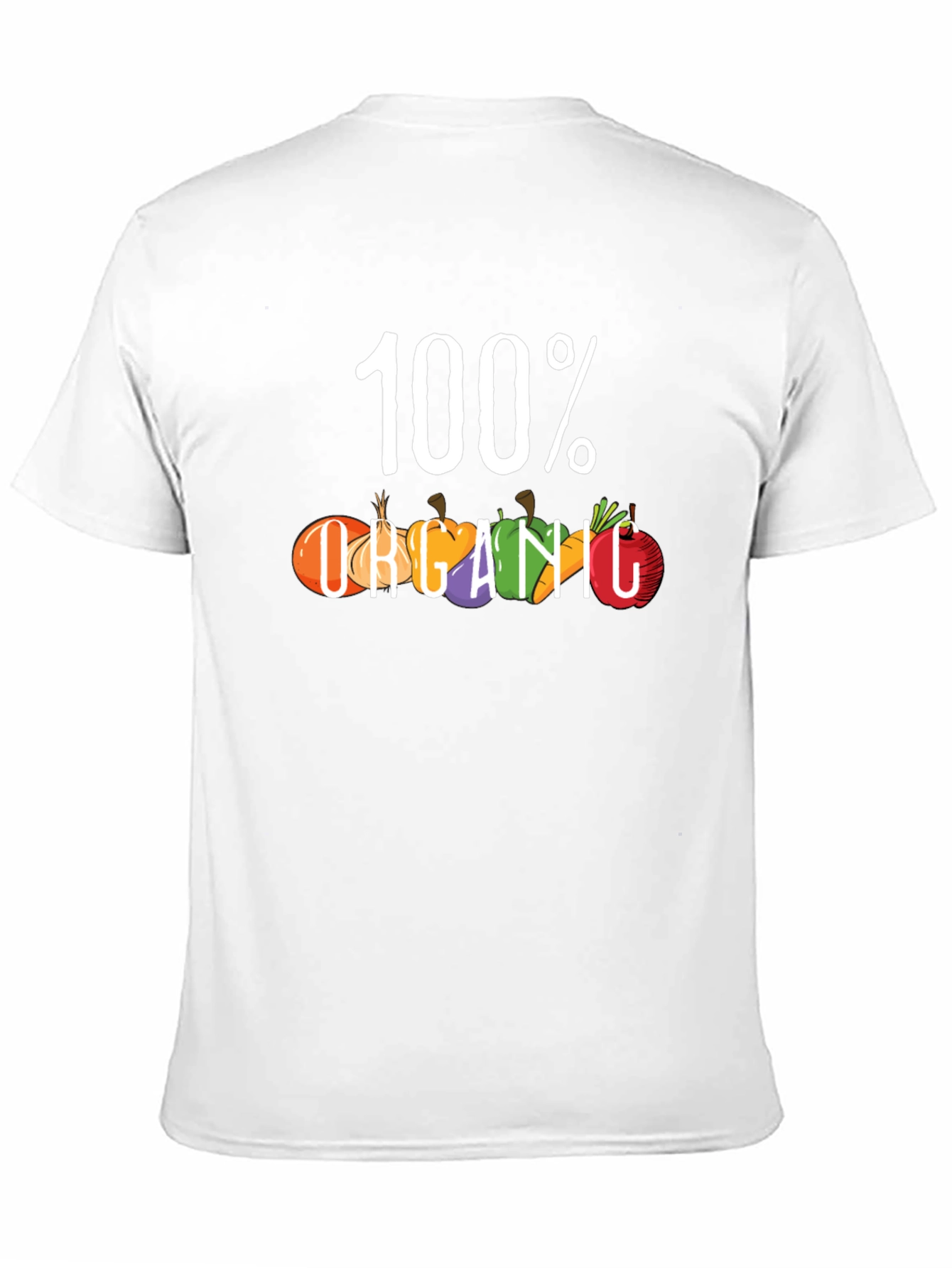 100% Organic Graphic Tee - Black T-Shirt