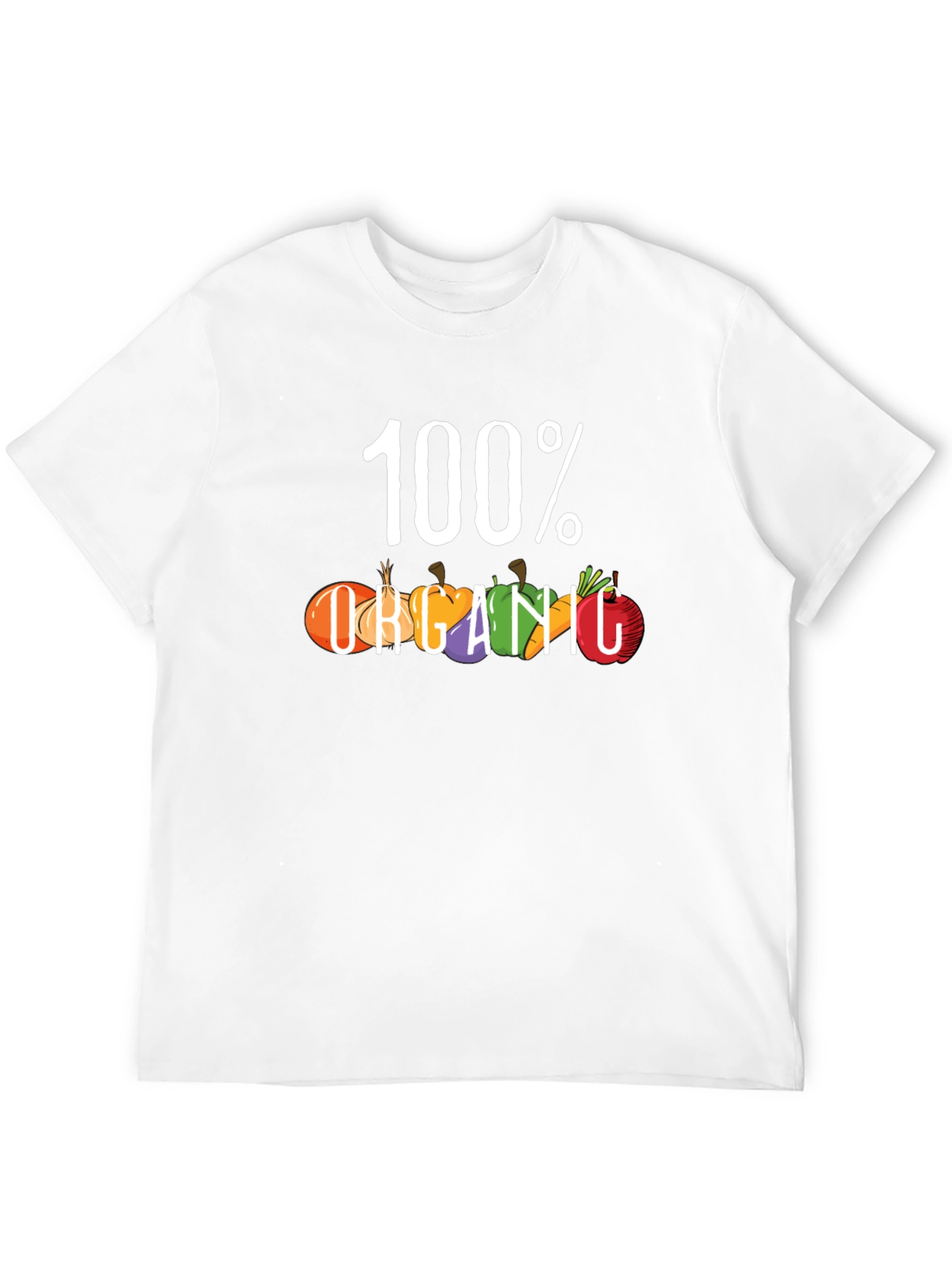 100% Organic Graphic Tee - Black T-Shirt