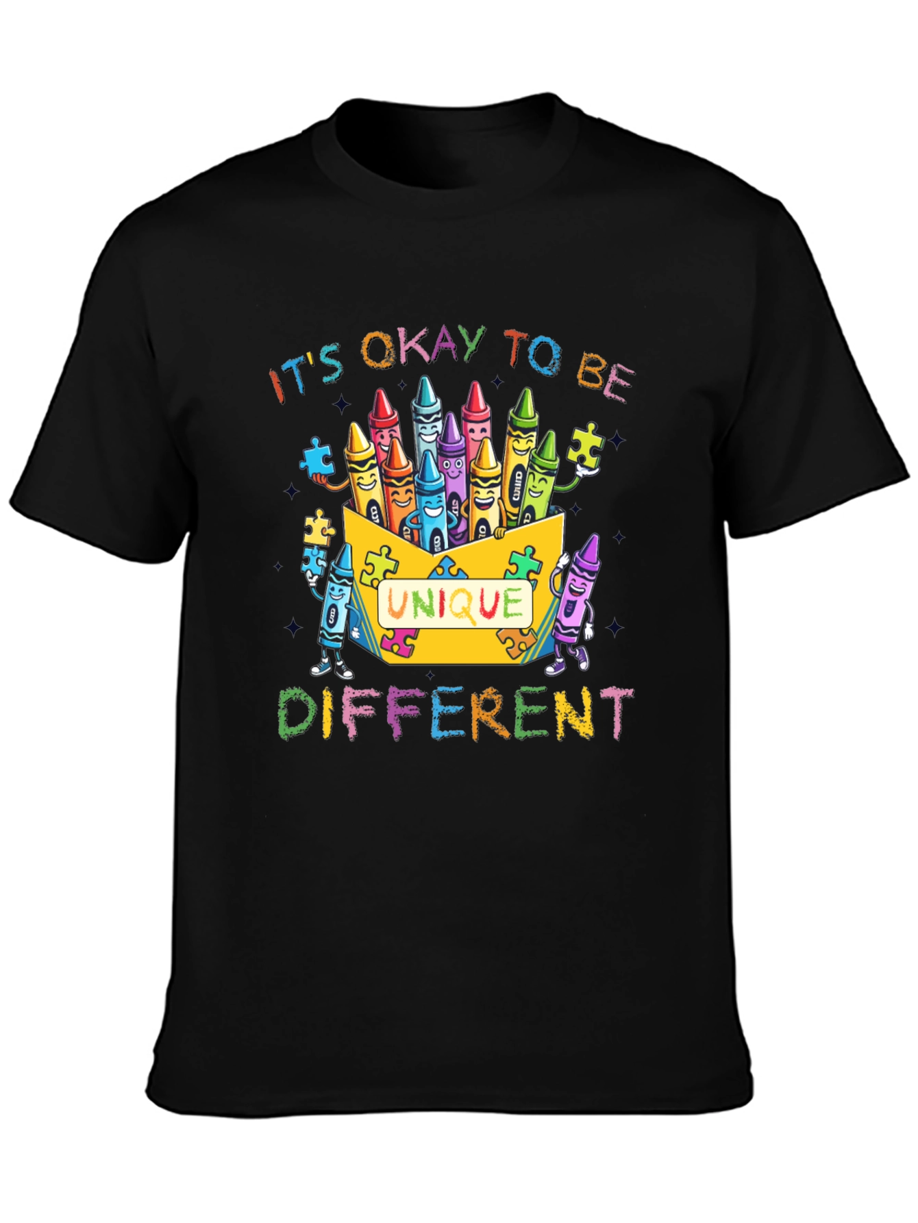 Autism Awareness T-Shirt: Its Okay To Be Different