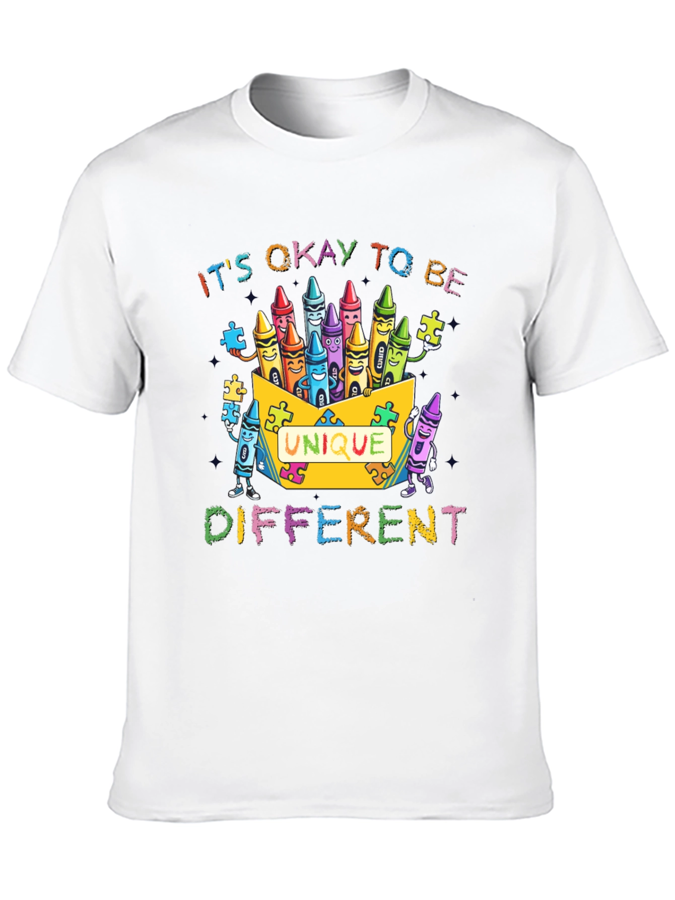 Autism Awareness T-Shirt: Its Okay To Be Different