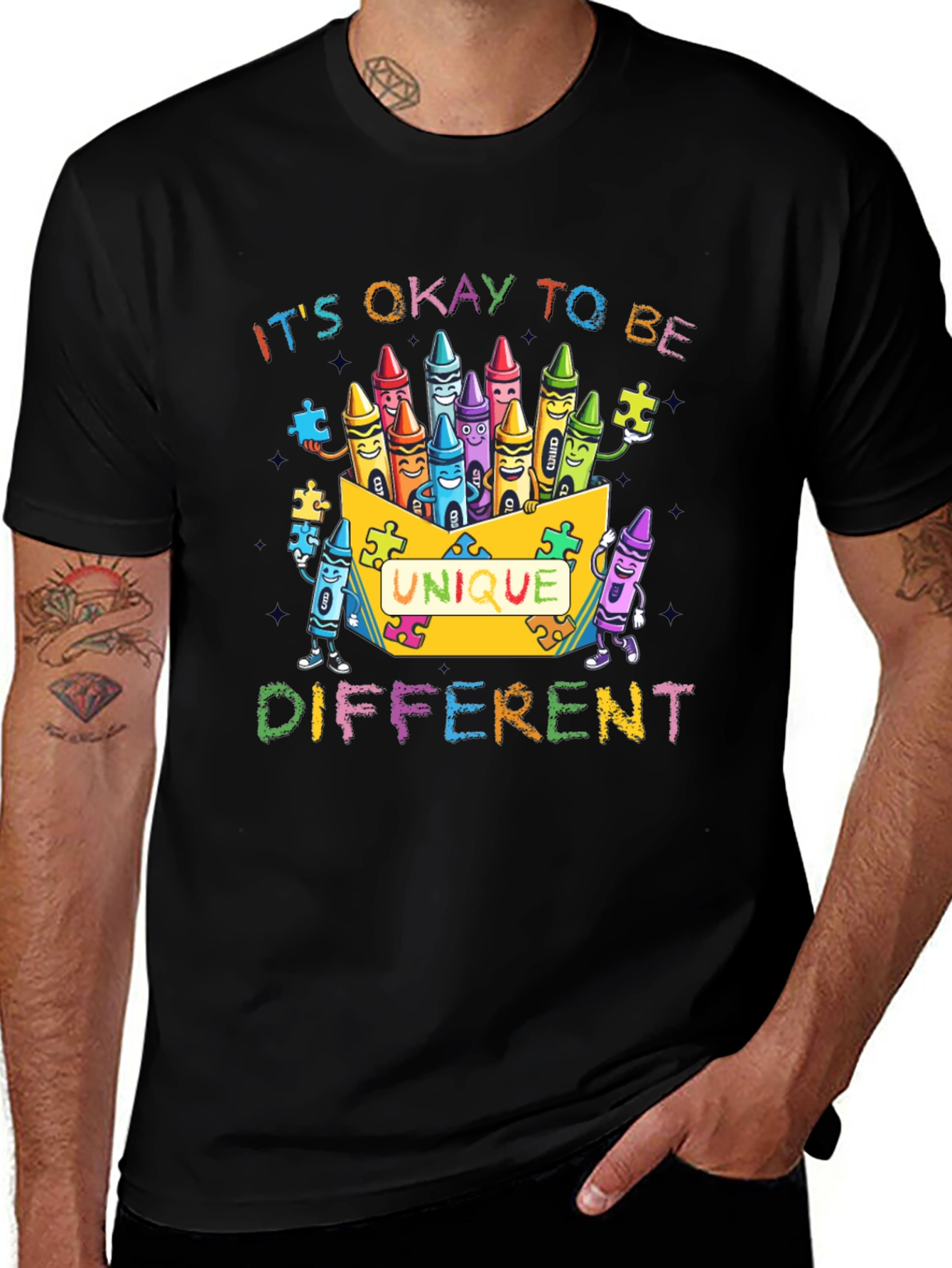 Autism Awareness T-Shirt: Its Okay To Be Different