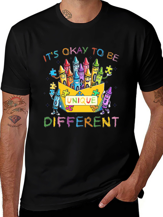 Autism Awareness T-Shirt: Its Okay To Be Different