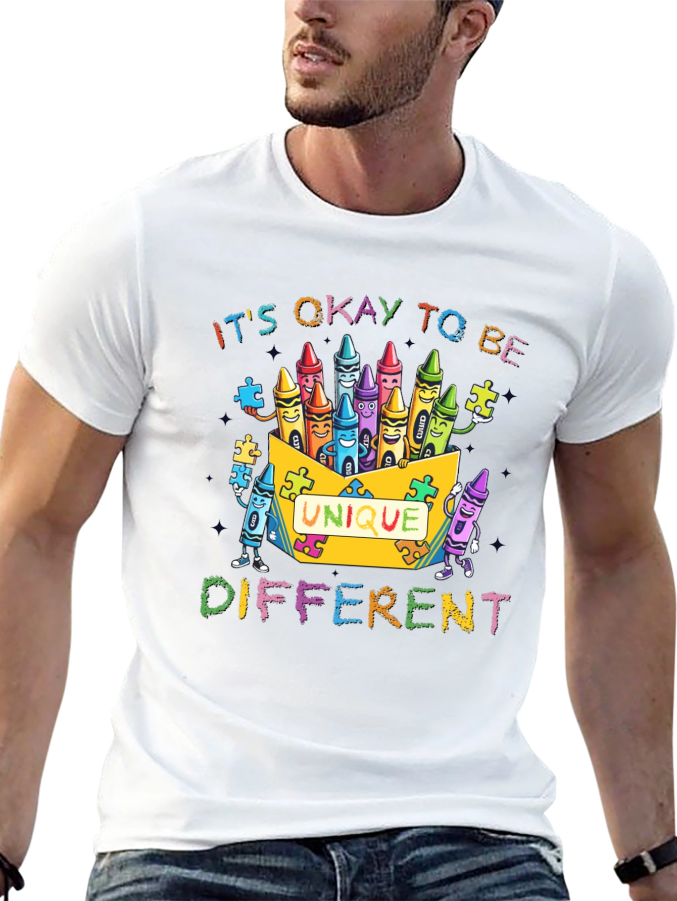 Autism Awareness T-Shirt: Its Okay To Be Different