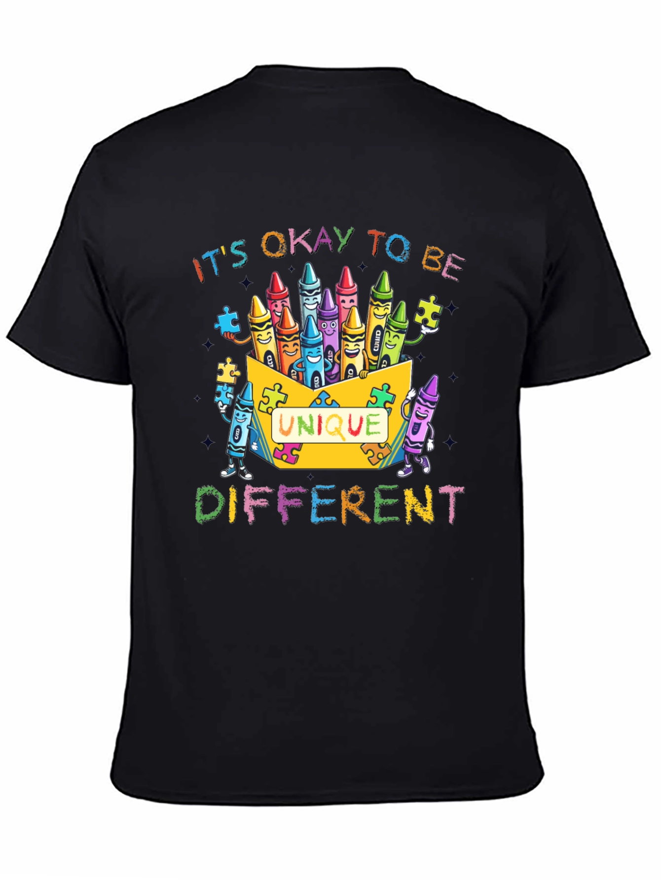 Autism Awareness T-Shirt: Its Okay To Be Different