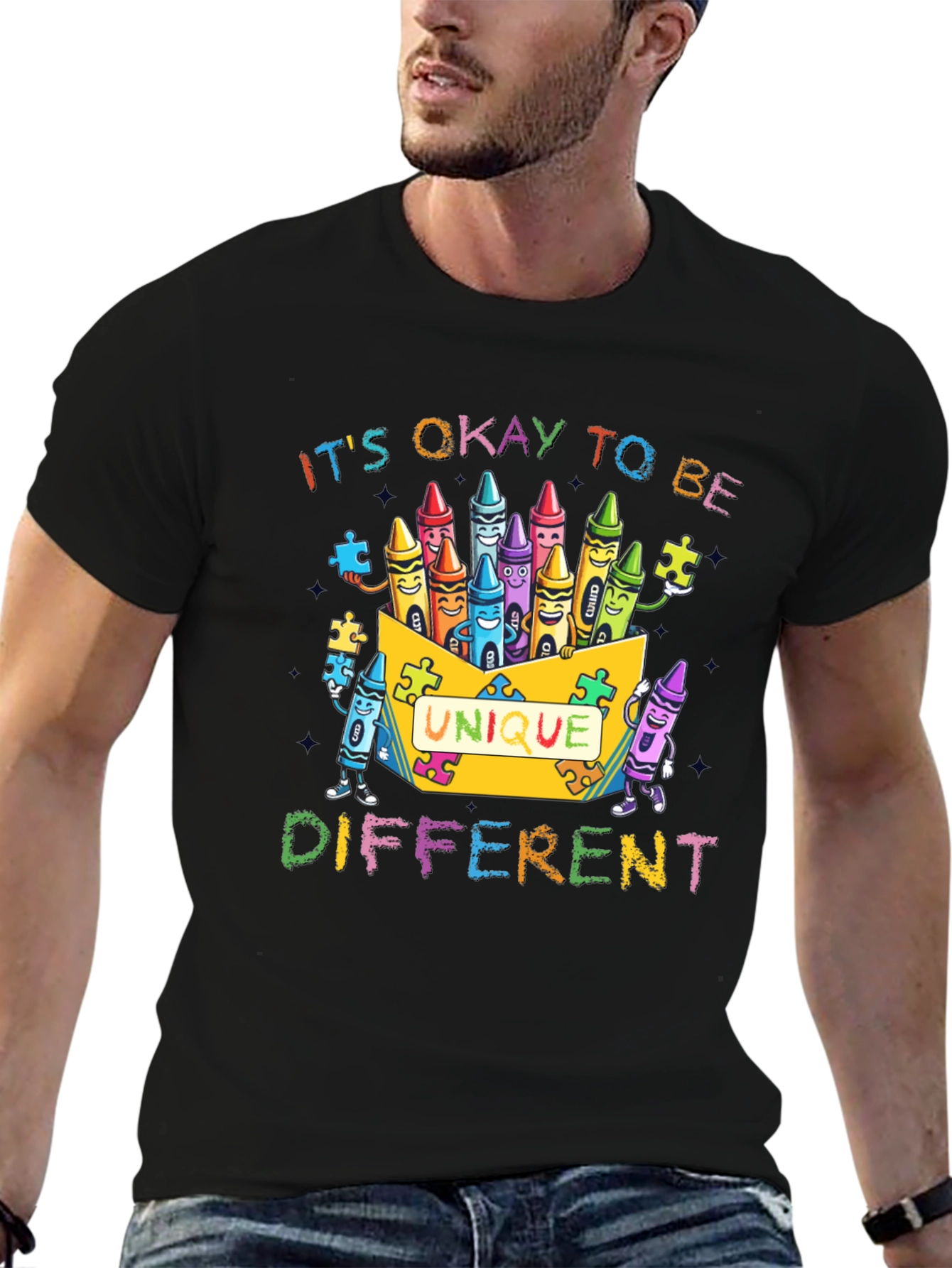 Autism Awareness T-Shirt: Its Okay To Be Different